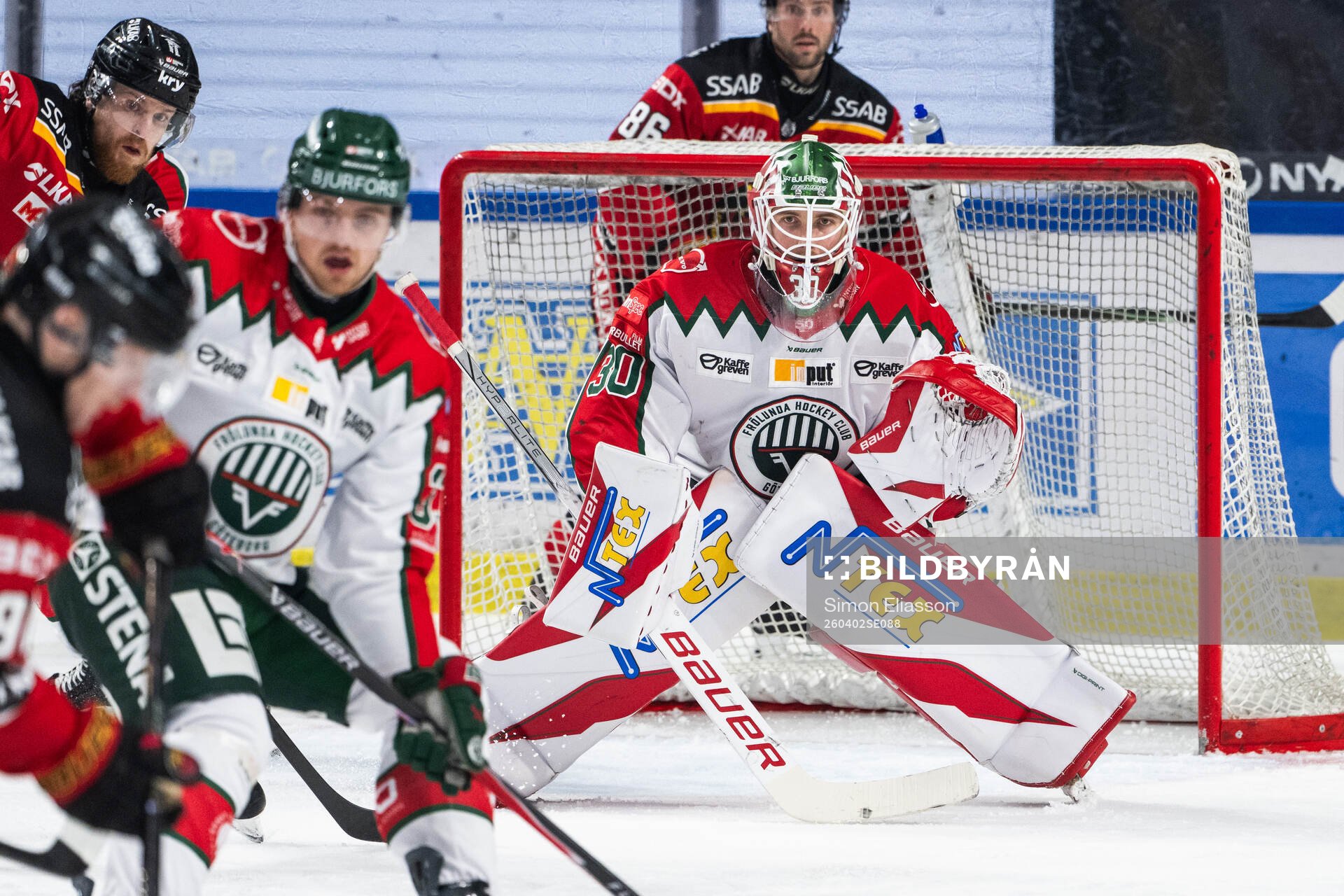 Frölundas målvakt Tobias Normann