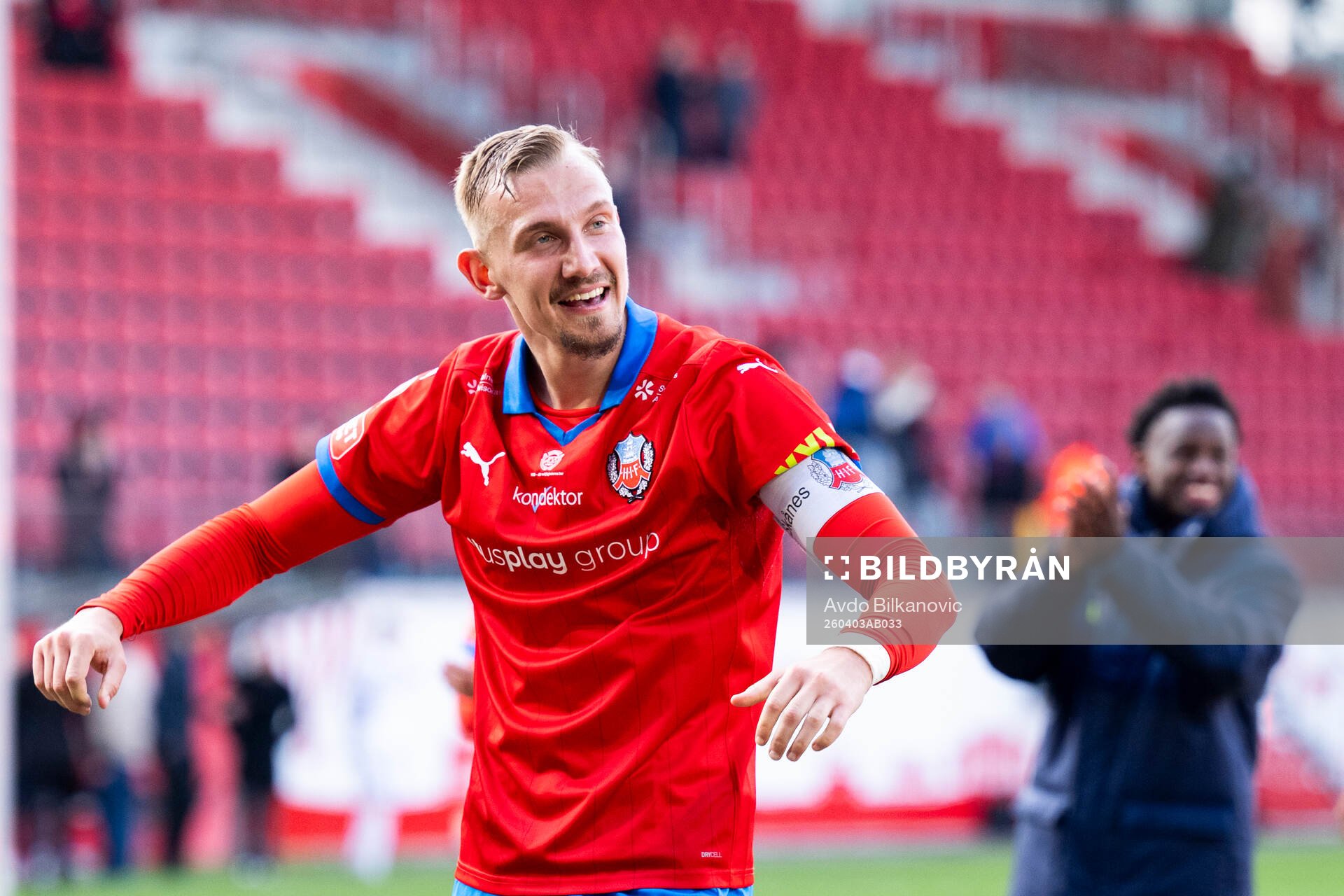 Helsingborgs Jakob Voelkerling Persson jublar