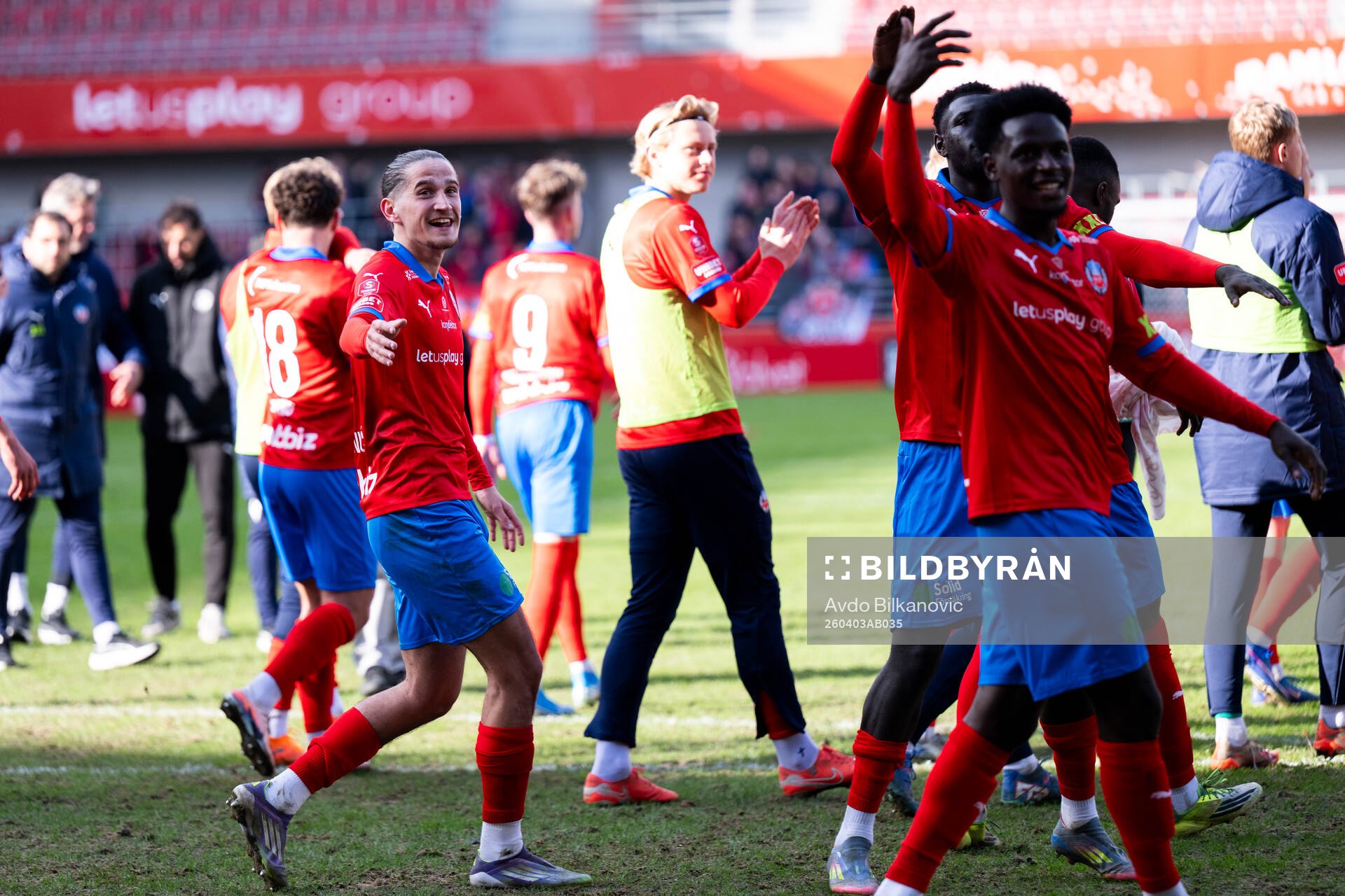Helsingborgs Ervin Gigovic jublar