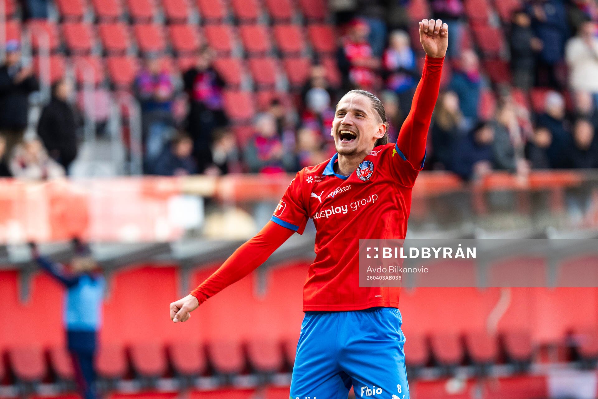 Helsingborgs Ervin Gigovic jublar