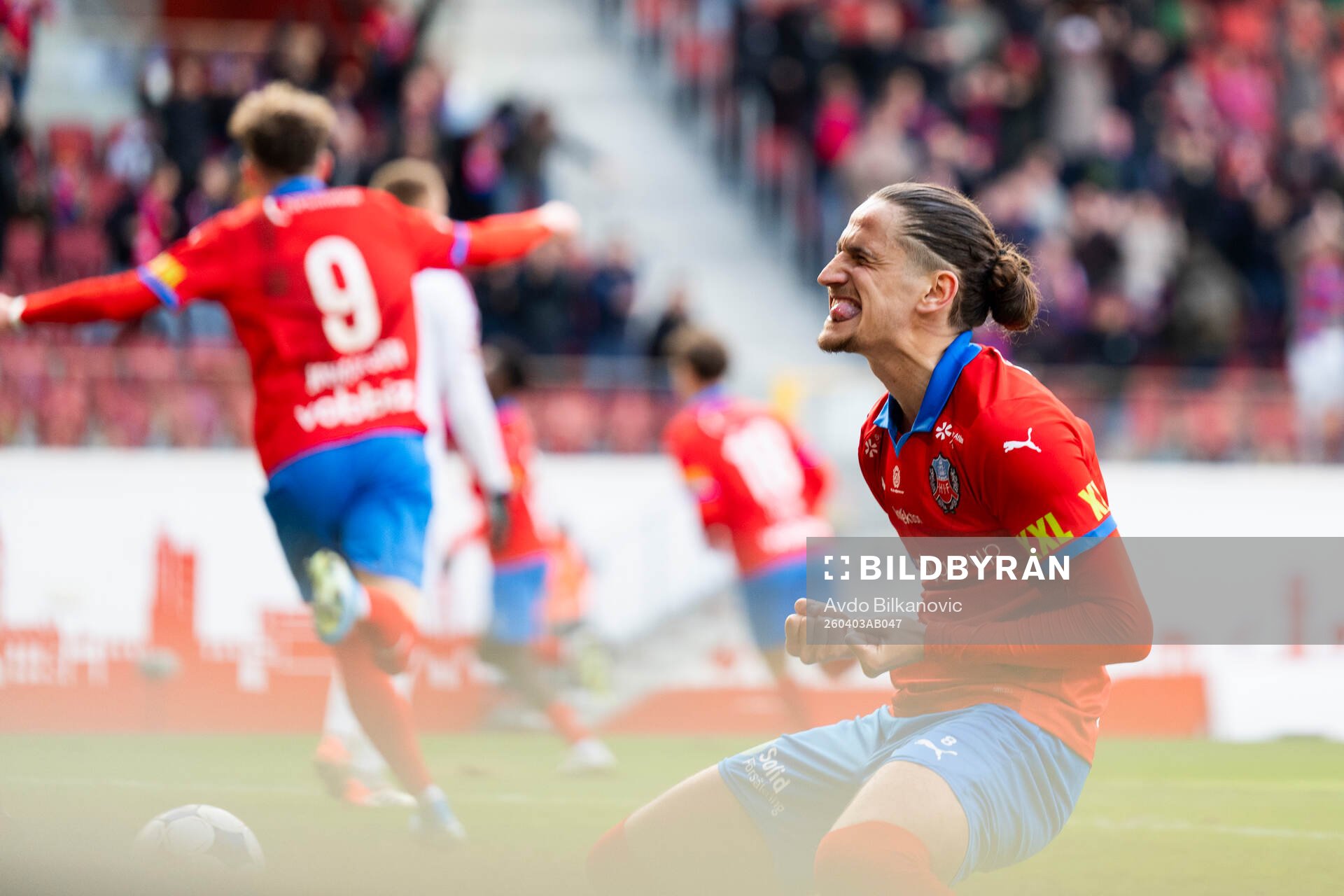 Helsingborgs Ervin Gigovic jublar