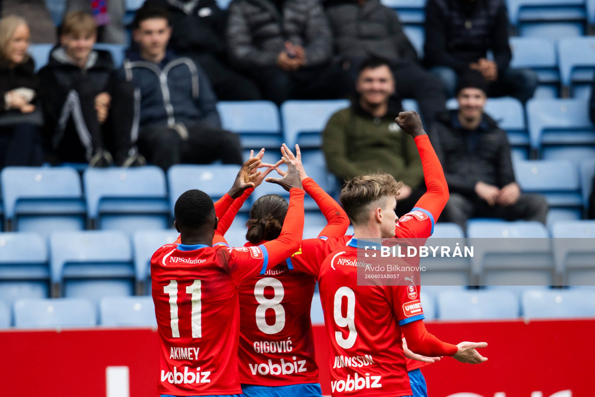 Helsingborgs Ervin Gigovic jublar