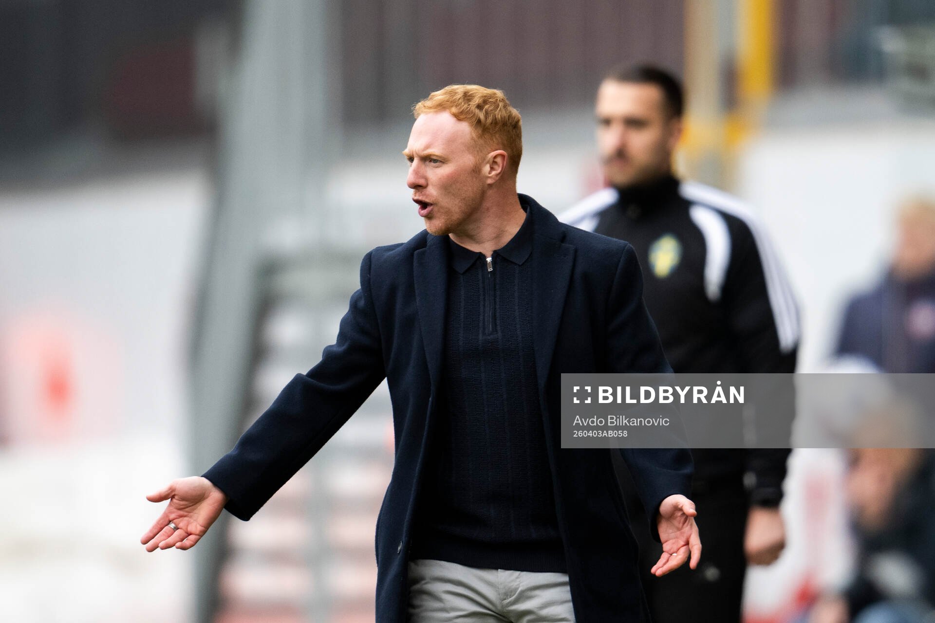 Helsingborgs manager Stevie Grieve