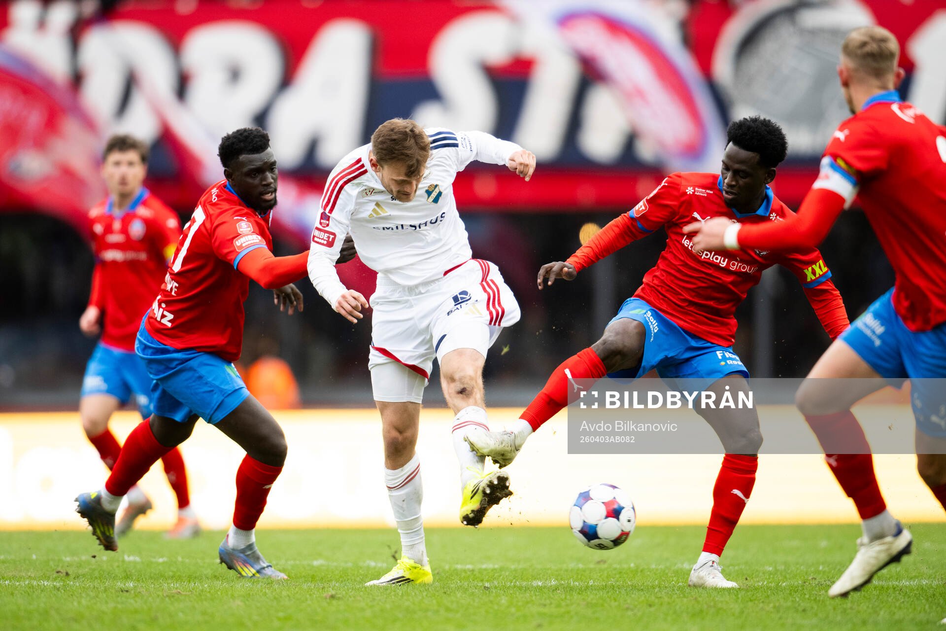 Helsingborgs Daouda Amadou och Östers Oscar Uddenäs