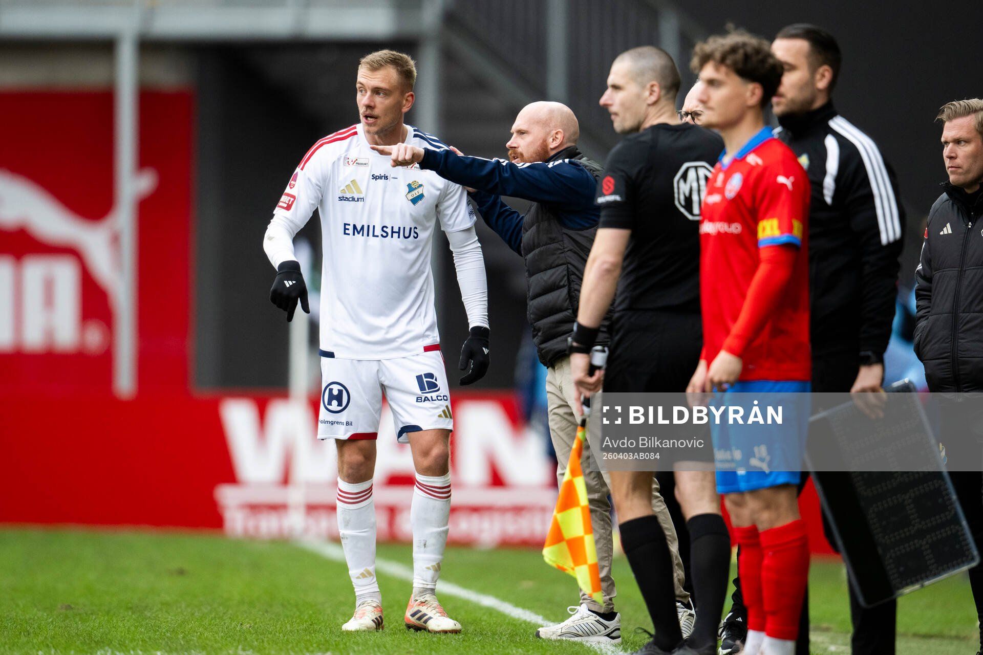Östers tränare Max Mölder och Dennis Olsson