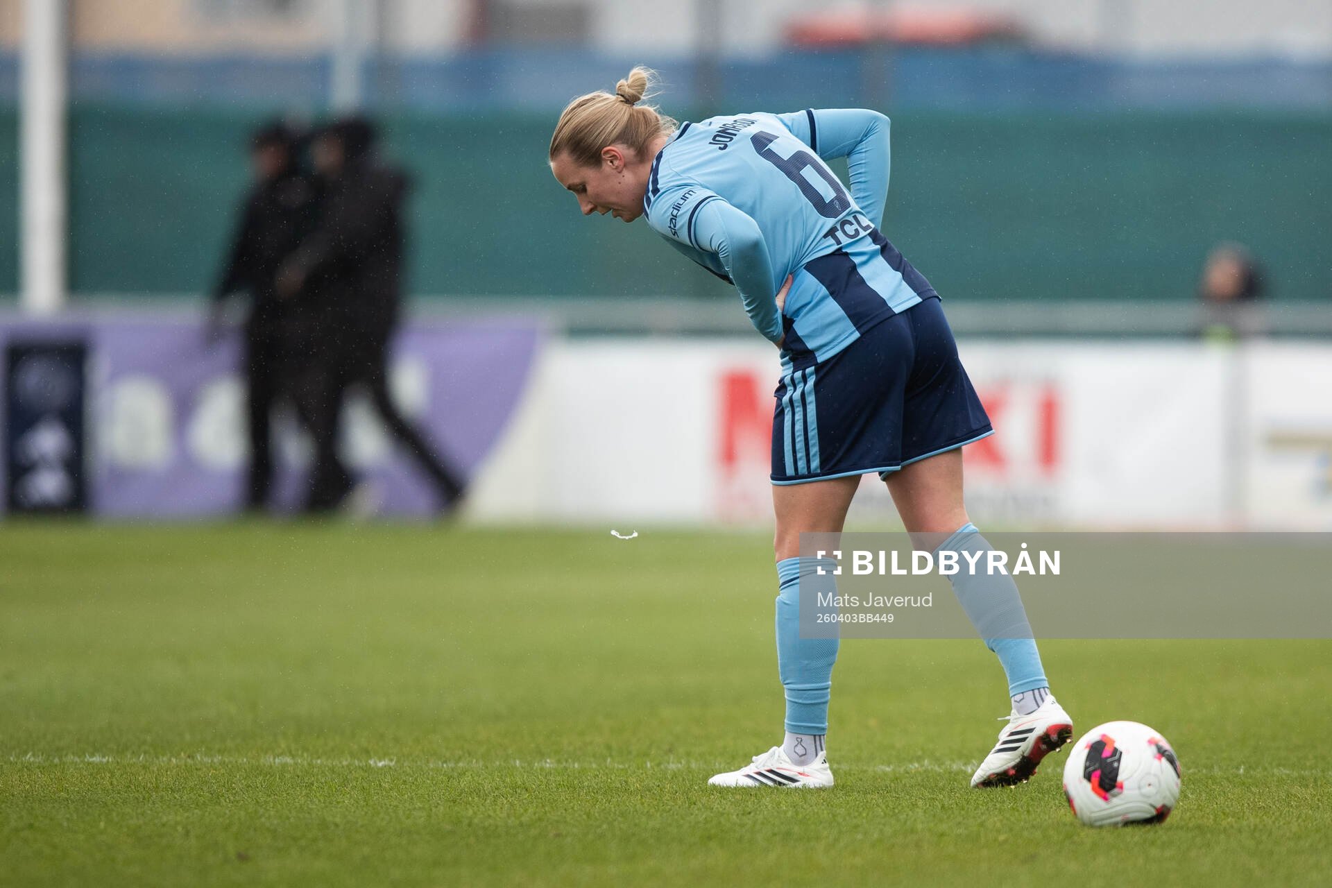 Djurgårdens Alexandra Jonasson deppar
