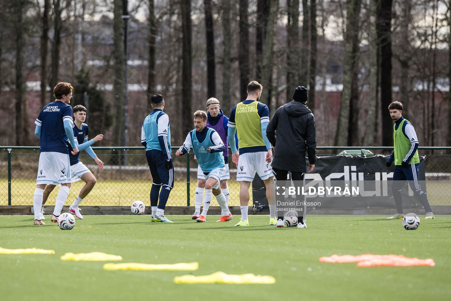 Gävle spelare värmer upp