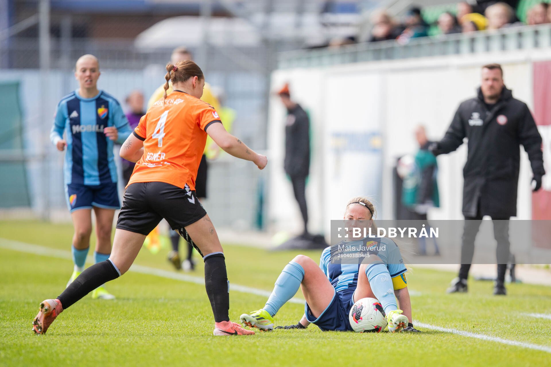 Kristianstads Alice Egnér och Djurgårdens Therese Åsland