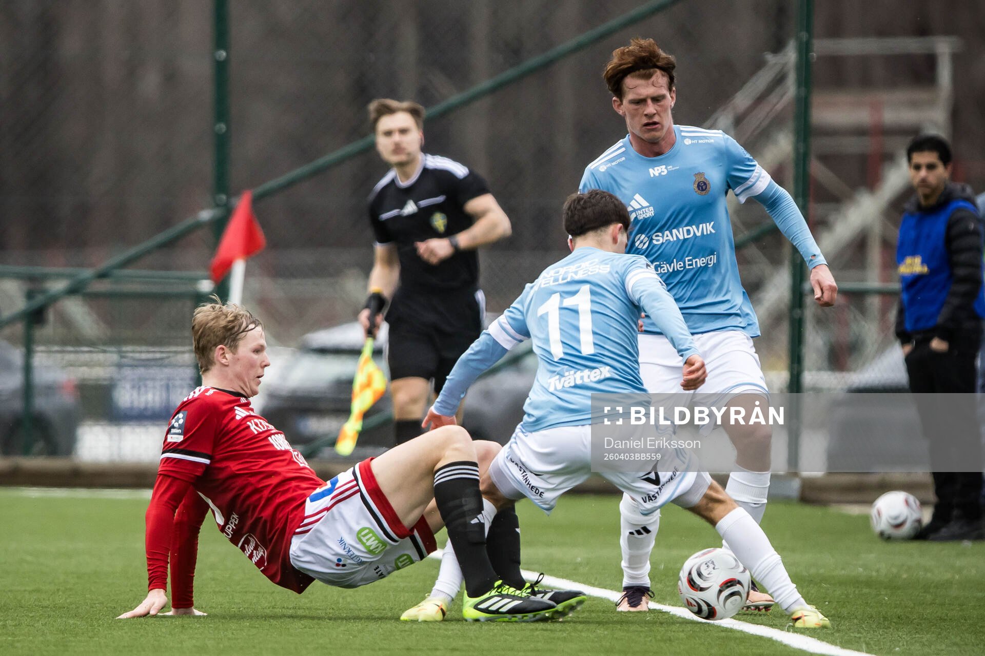 Karlstads Eric Forsberg och Gefles Lukas Vikgren