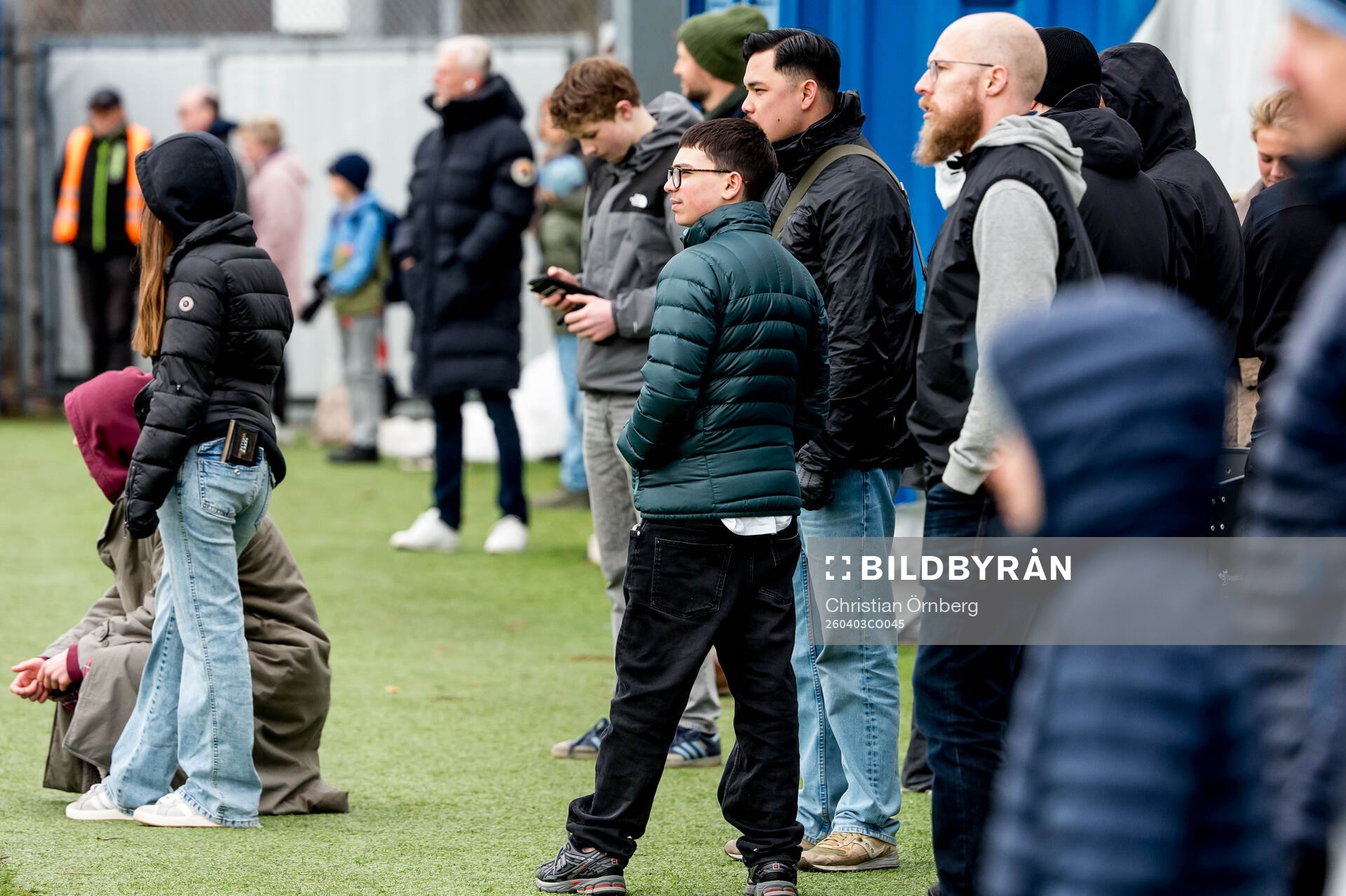 Under en träning med Malmö FF