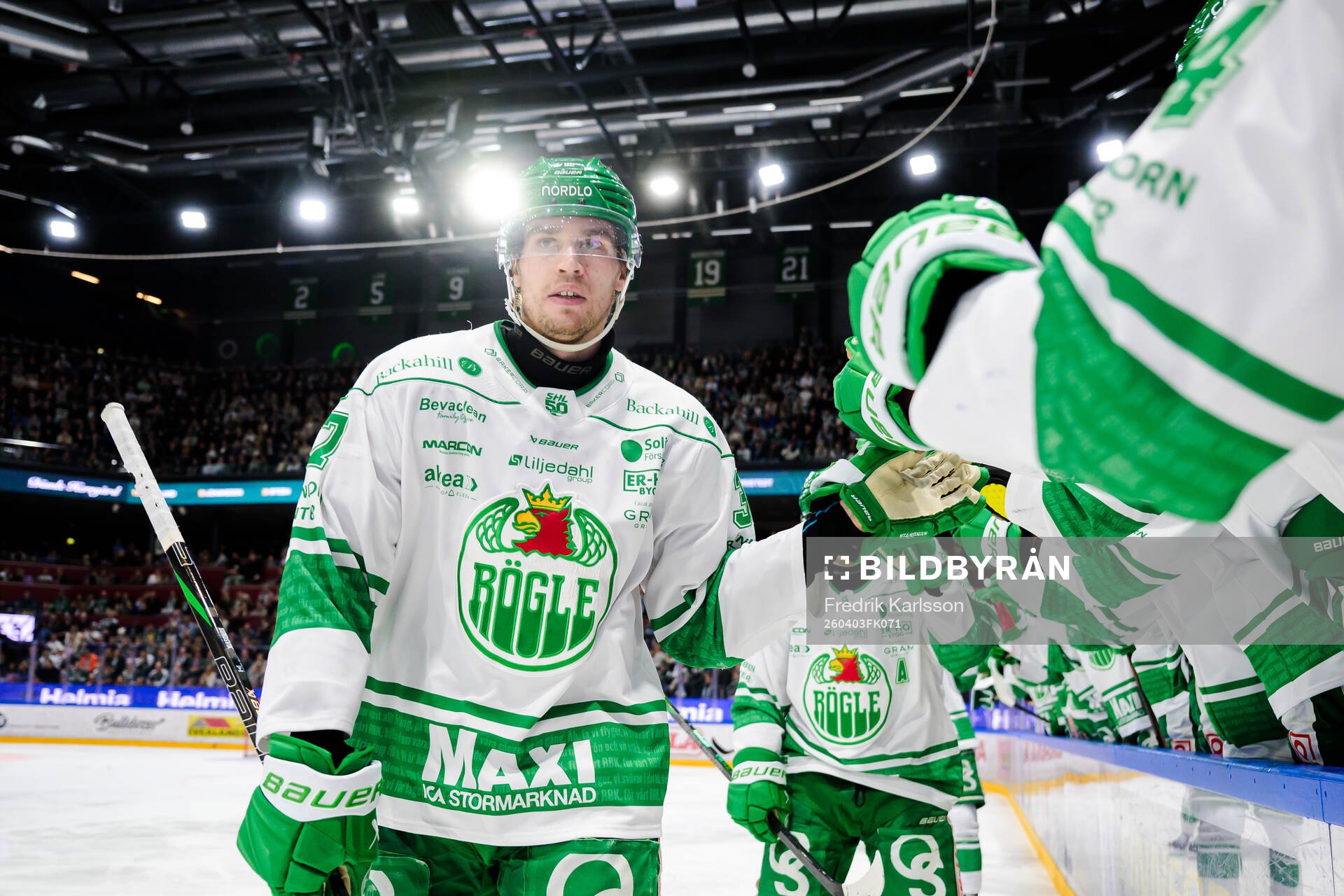 Rögles Albin Sundsvik jublar