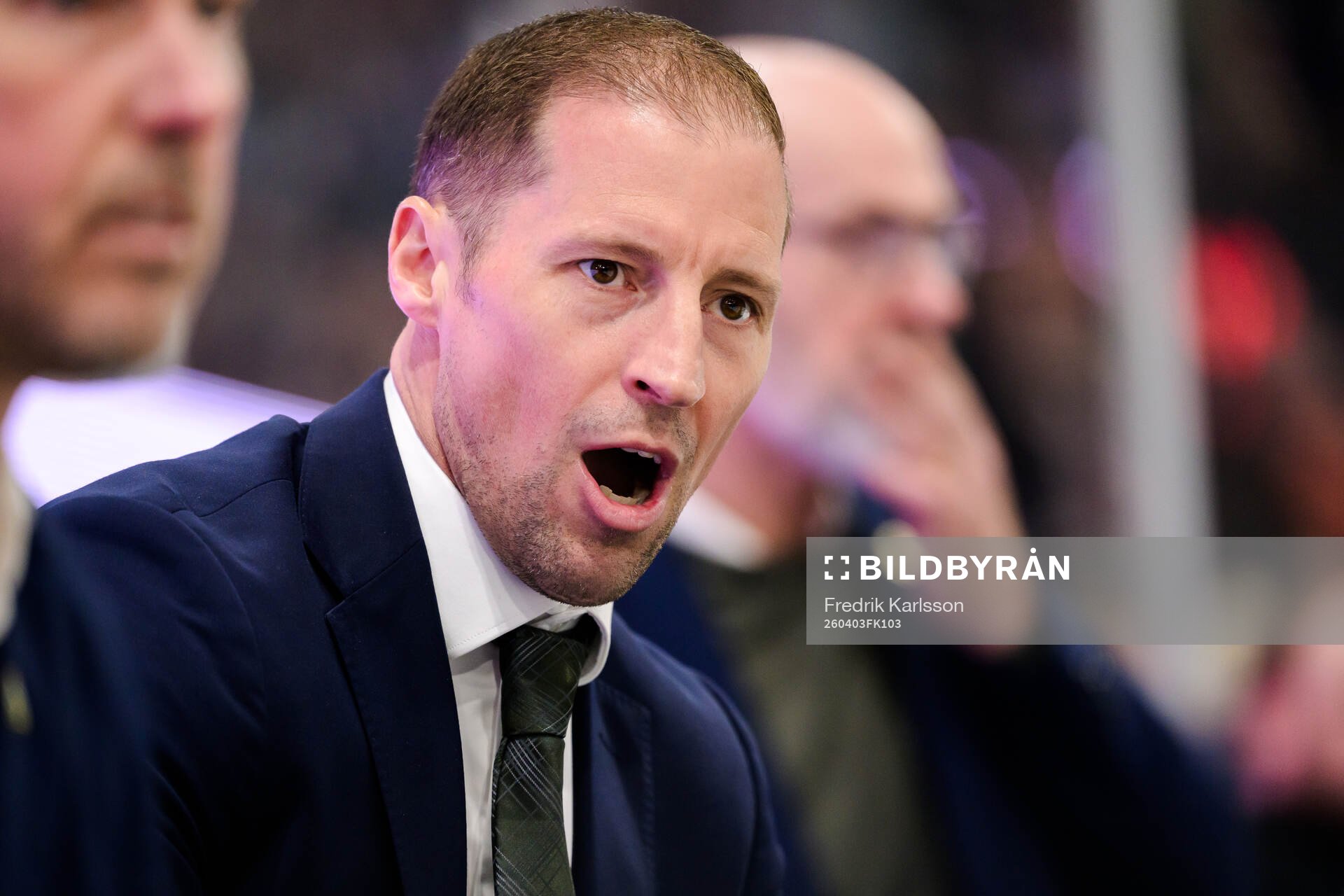 Färjestads tränare Cam Abbott