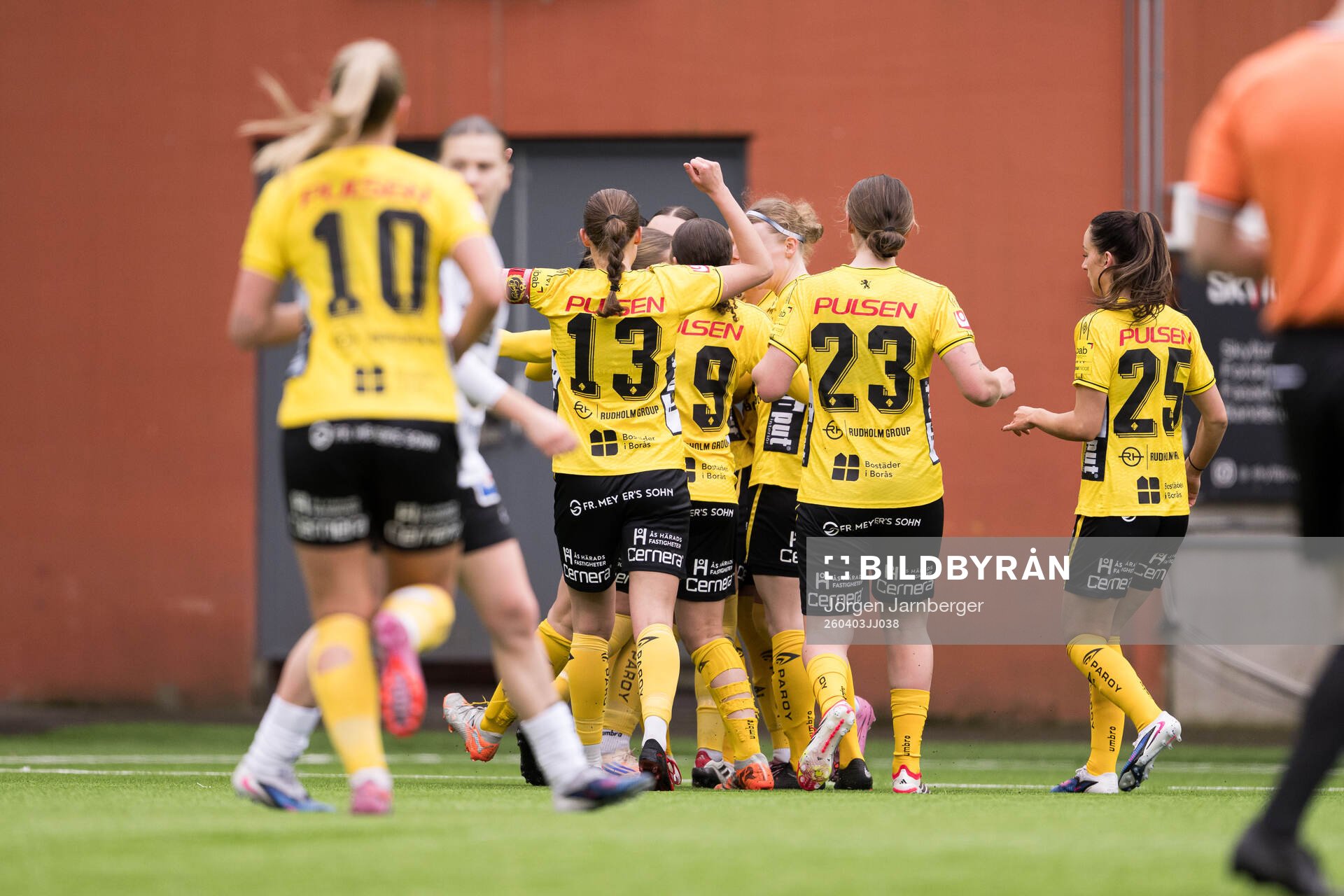 Elfsborgs spelare jublar