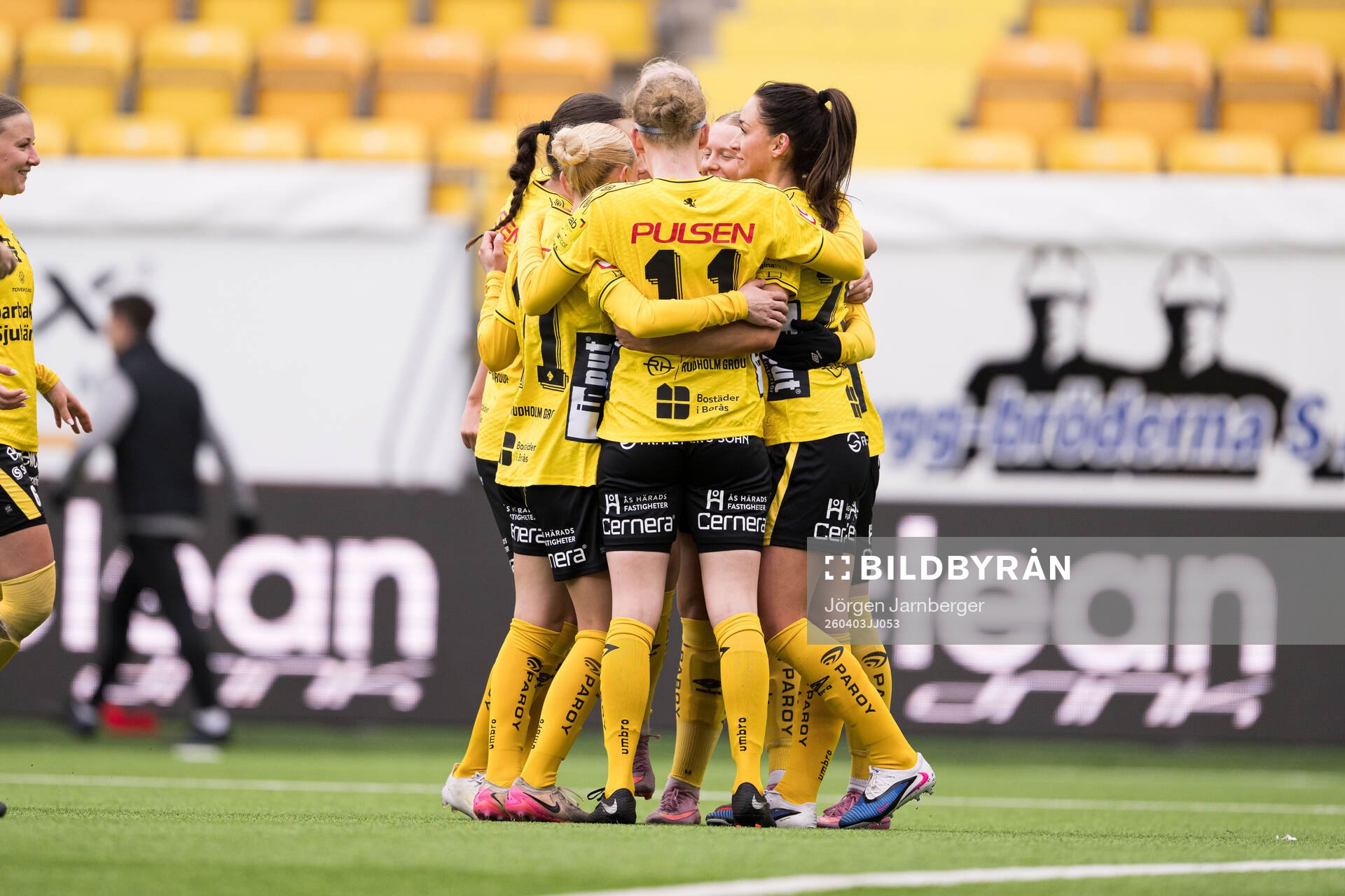 Elfsborgs spelare jublar