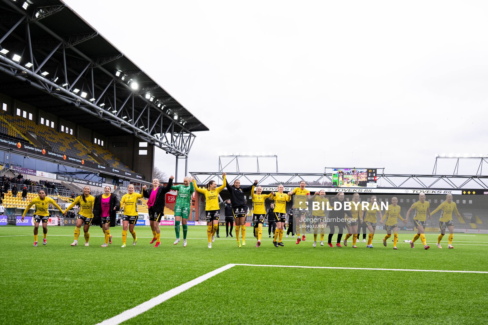 Elfsborgs spelare jublar