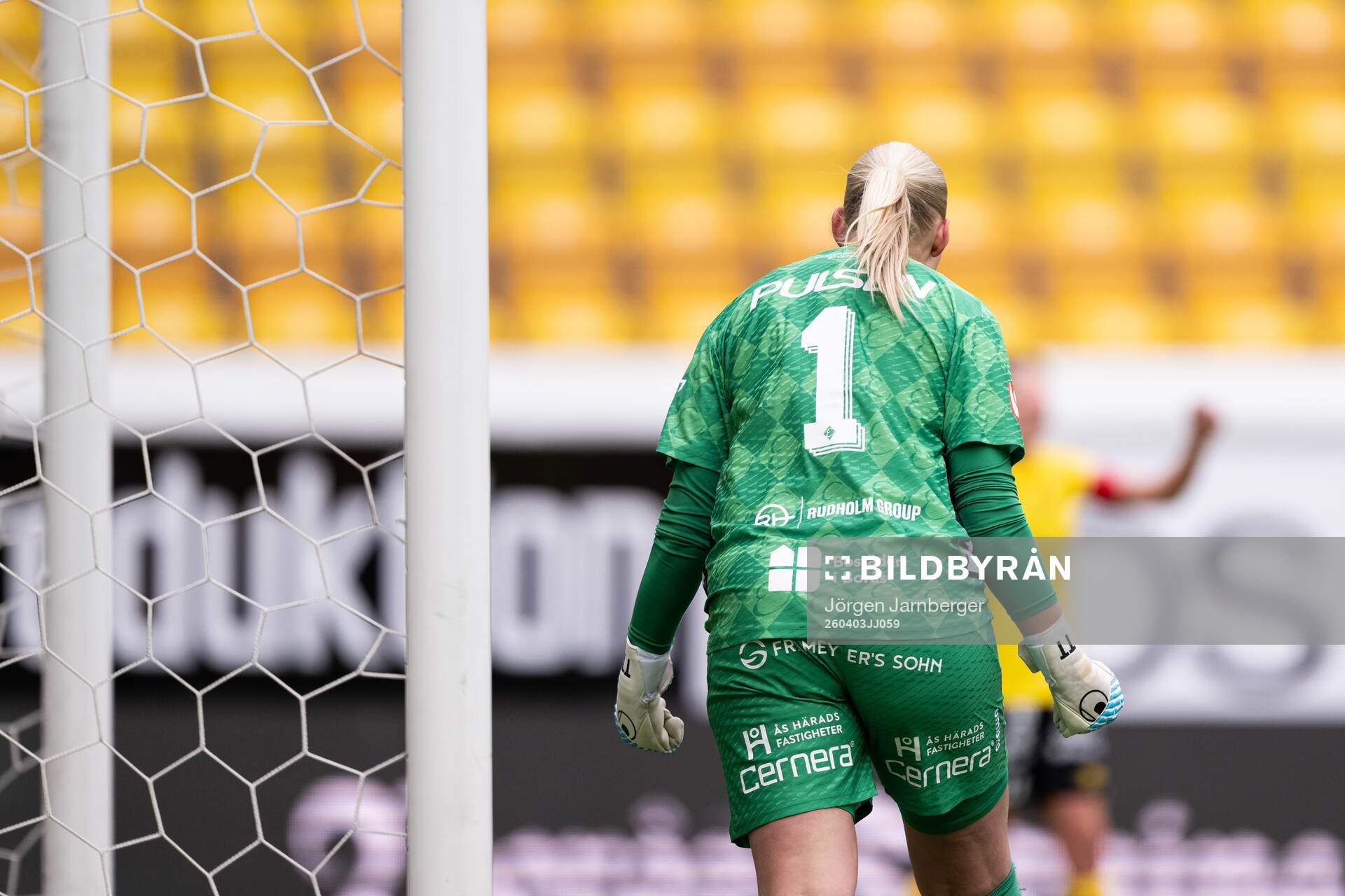 Elfsborgs målvakt Tilda Torstensson jublar