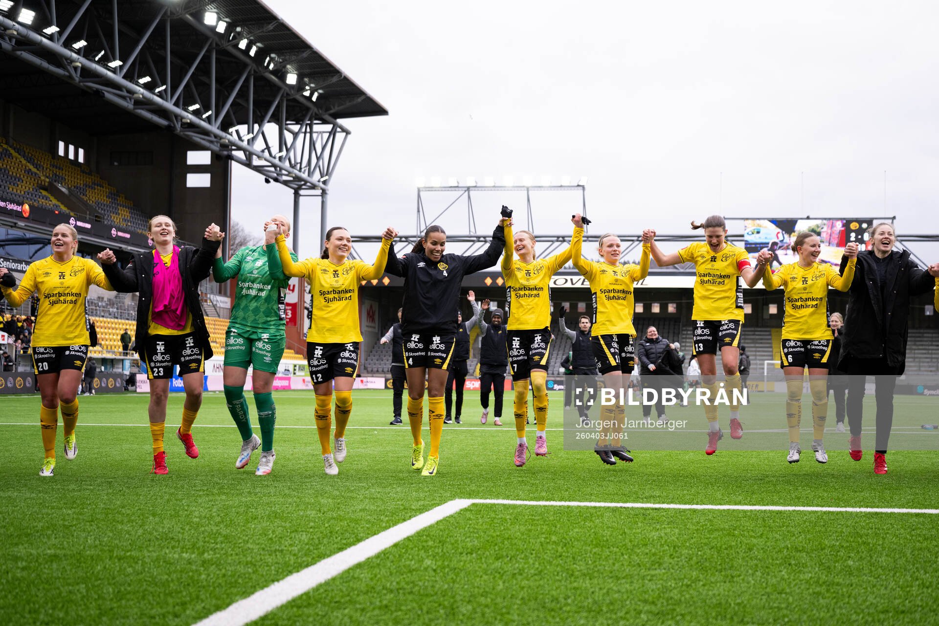 Elfsborgs spelare jublar