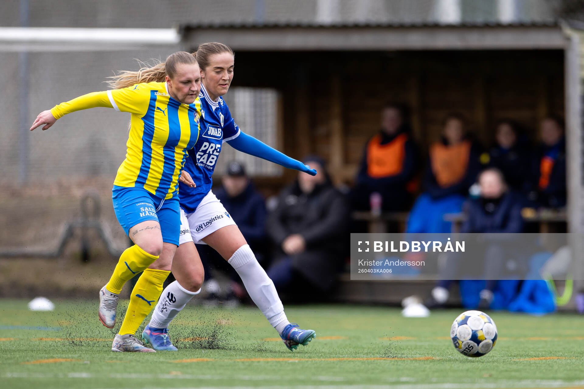 Eskilsminnes Alma Bertilsson och Halmstads Ellen Welandson
