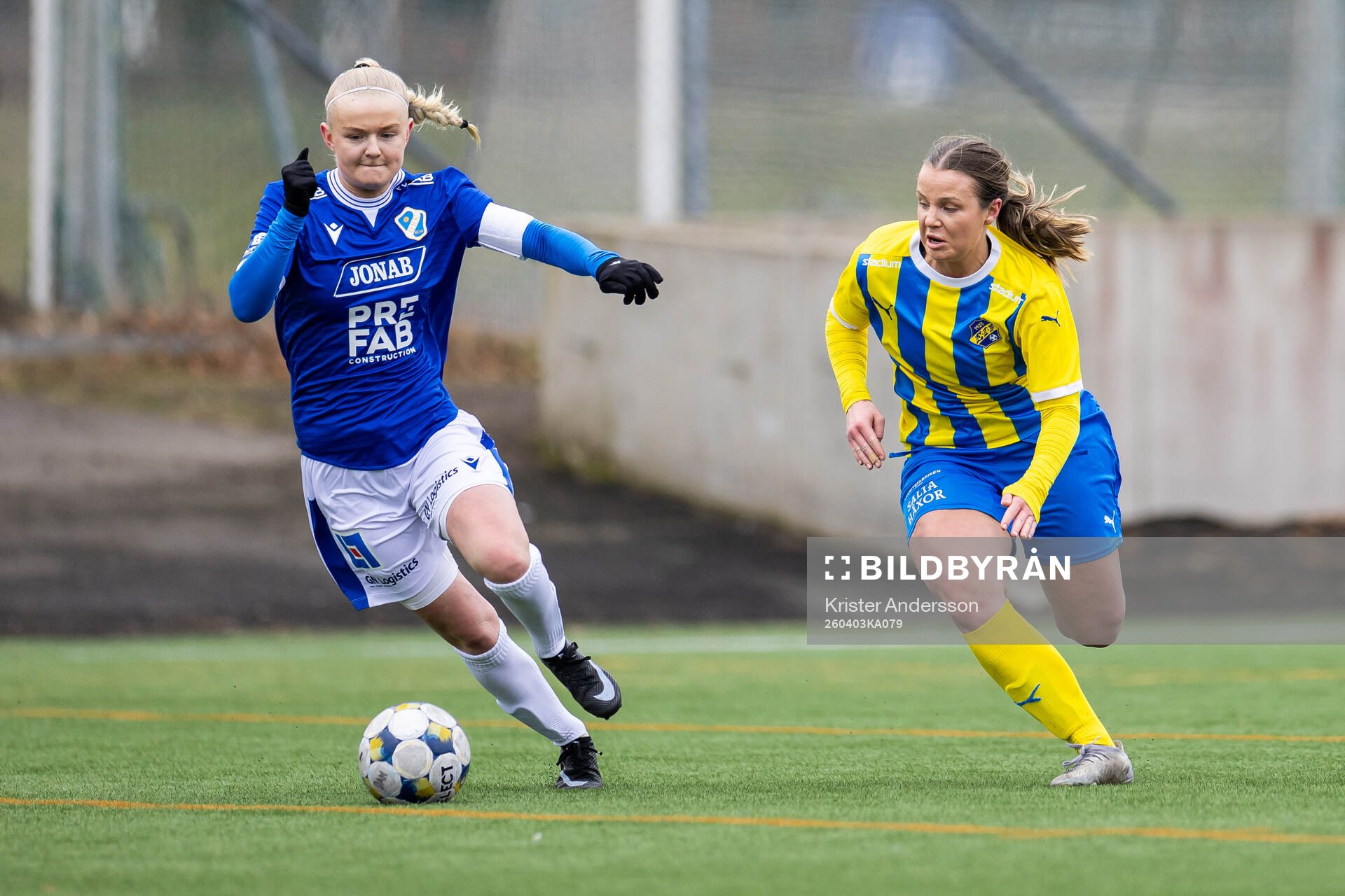 Halmstads Tilde Duphorn och Eskilsminnes Ebba Järvensivu