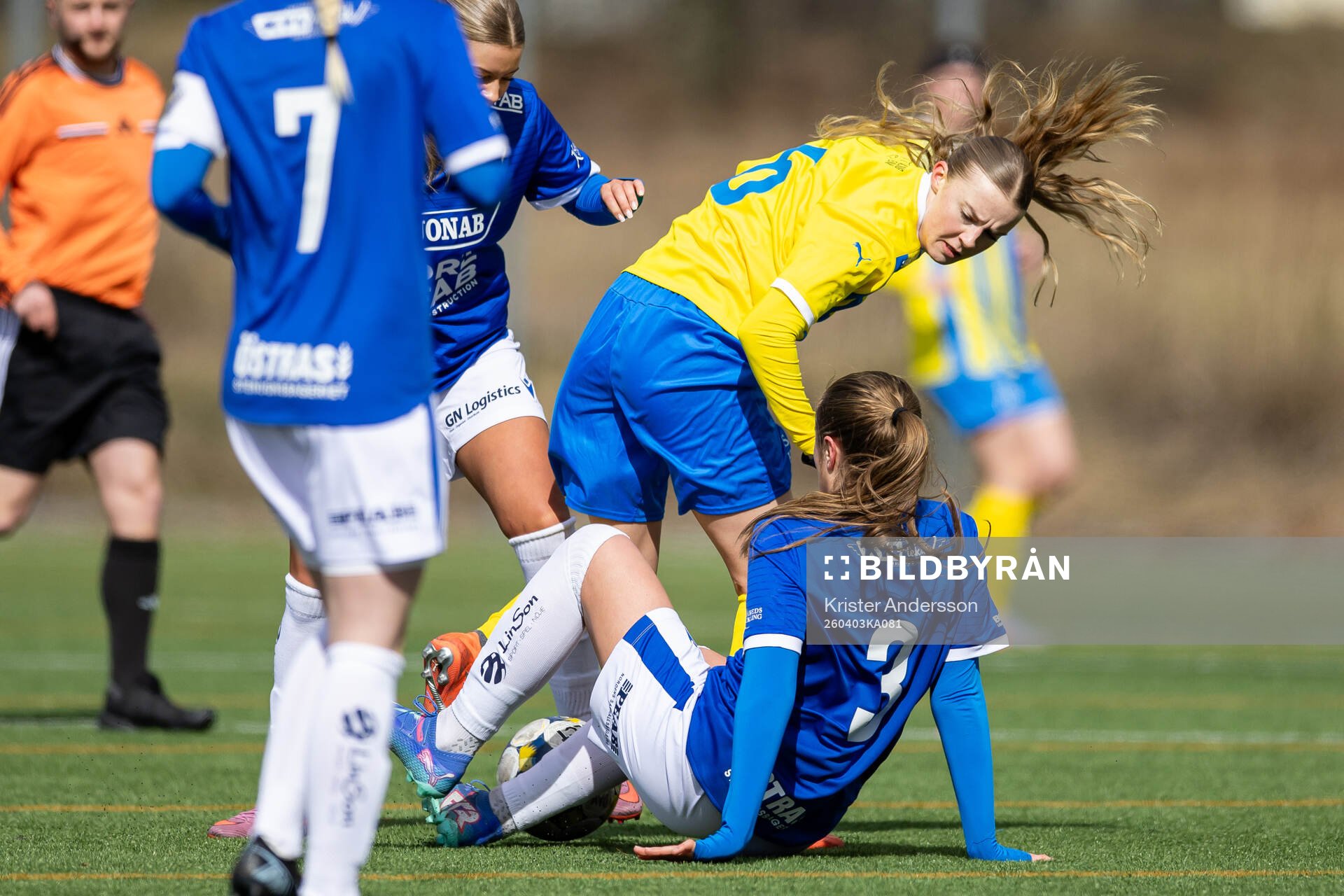 Eskilsminnes Matilda Andersson och Halmstads Ellen