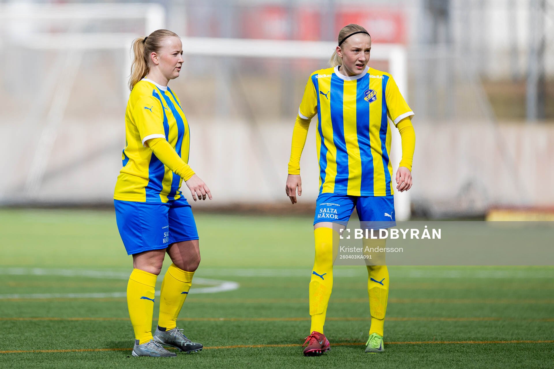 Eskilsminnes Julia Fransson och Wilma Ceder