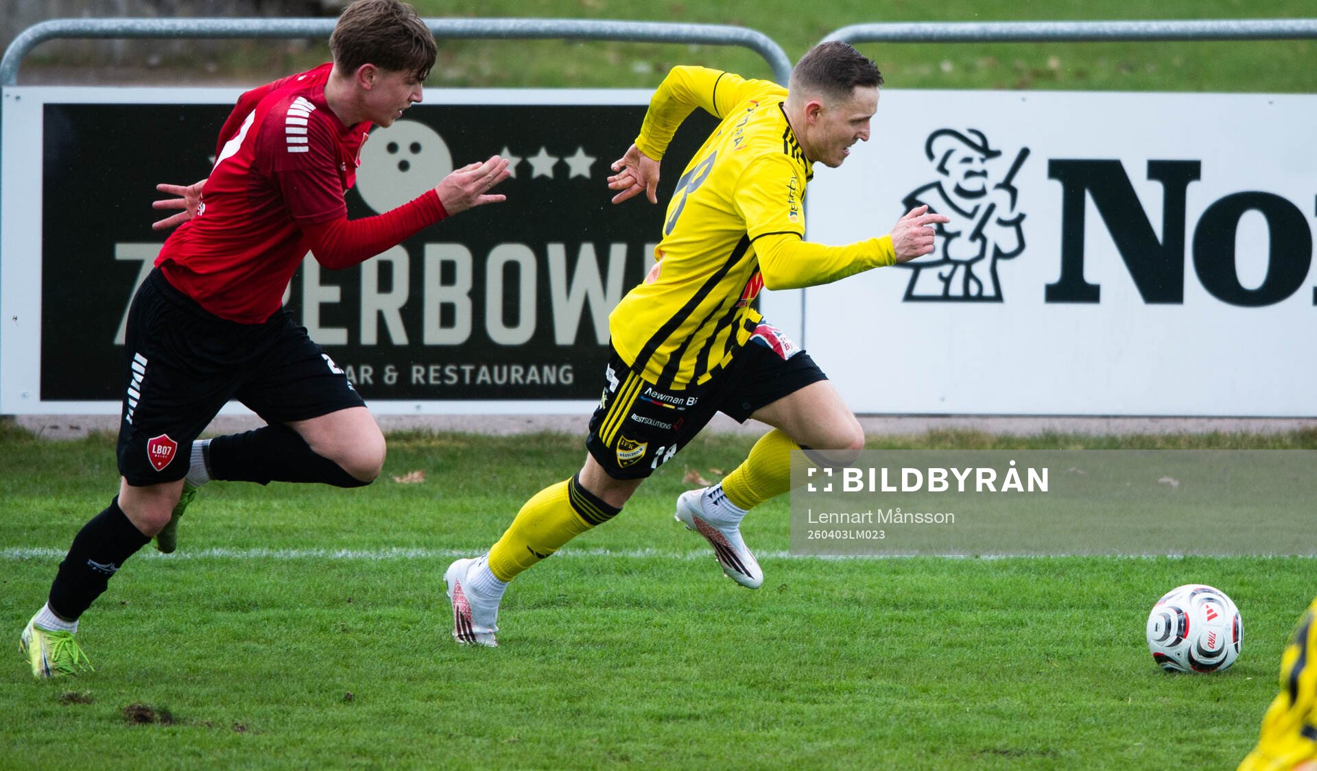 IFK Hässleholms Michael Böttcher Andersen i matchen i