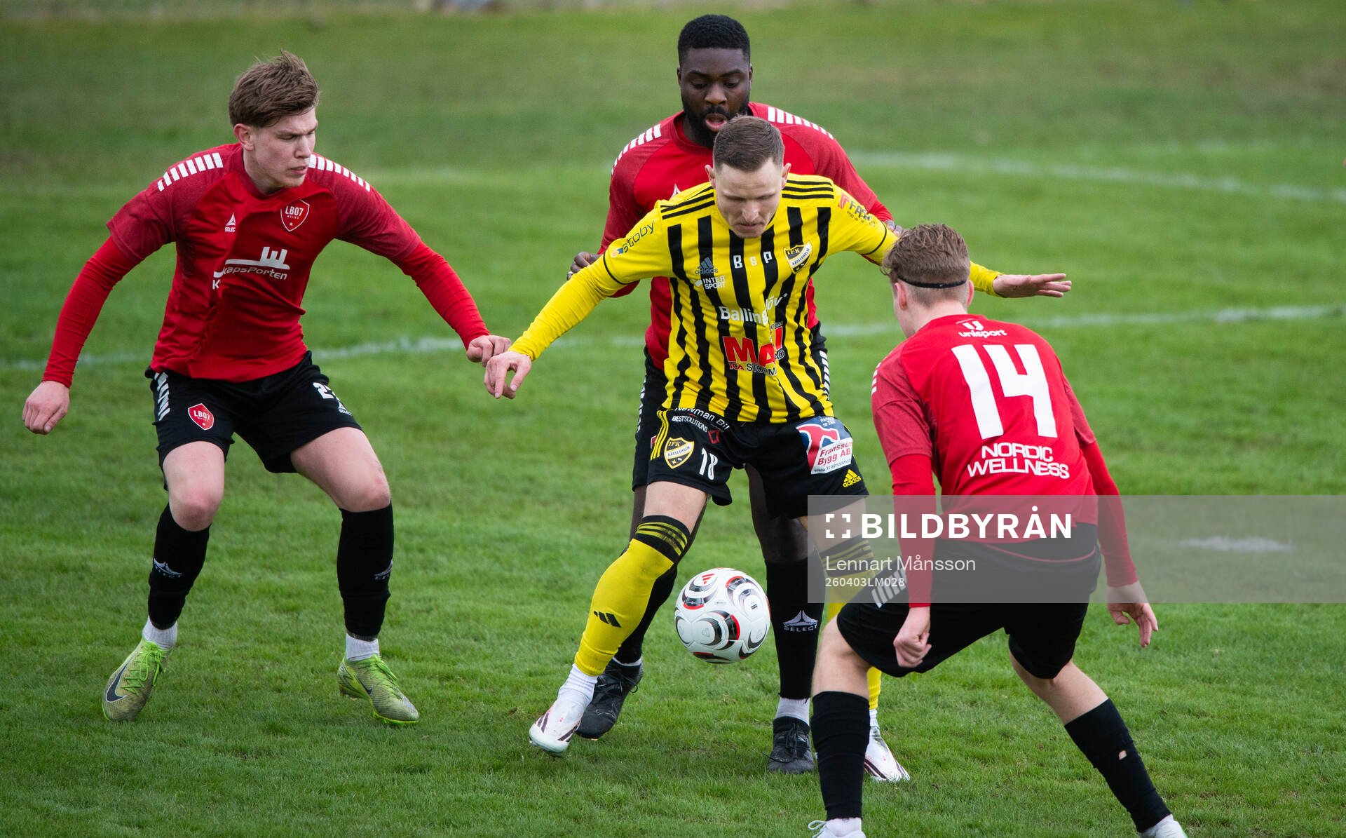 IFK Hässleholms Michael Böttcher Andersen ensam mot