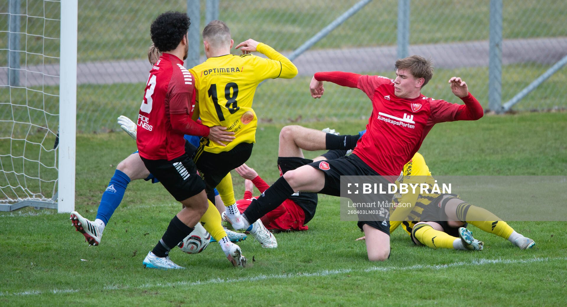 IFK Hässleholms Michael Böttcher Andersen ensam mot