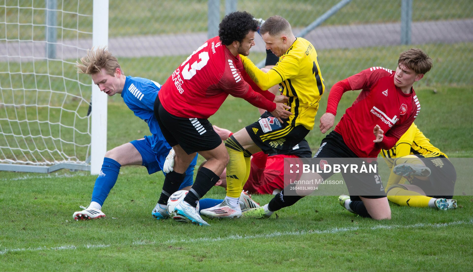 IFK Hässleholms Michael Böttcher Andersen ensam mot