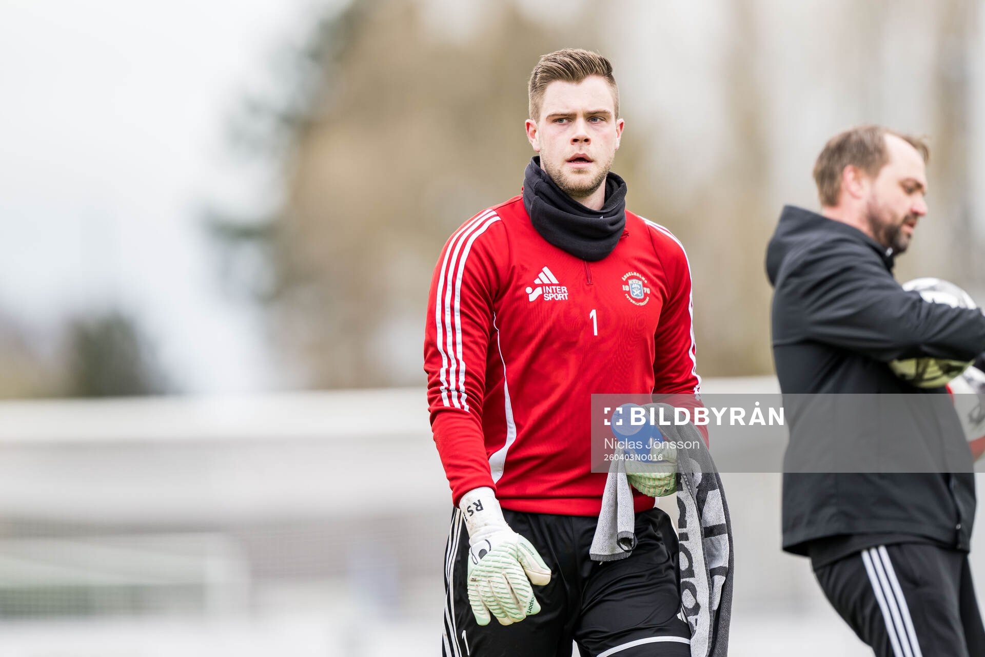 Ängelholms målvakt Robin Streifert