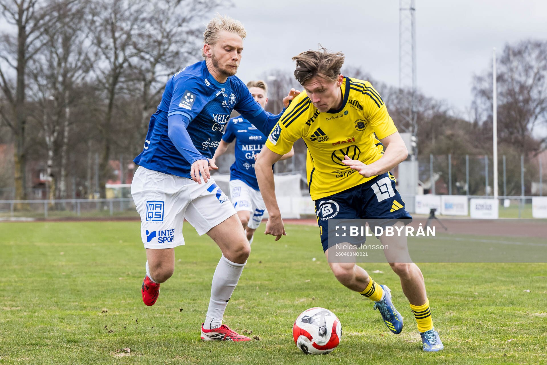 Trelleborgs Johan Brannefalk och Ängelholms Anton Nilsson