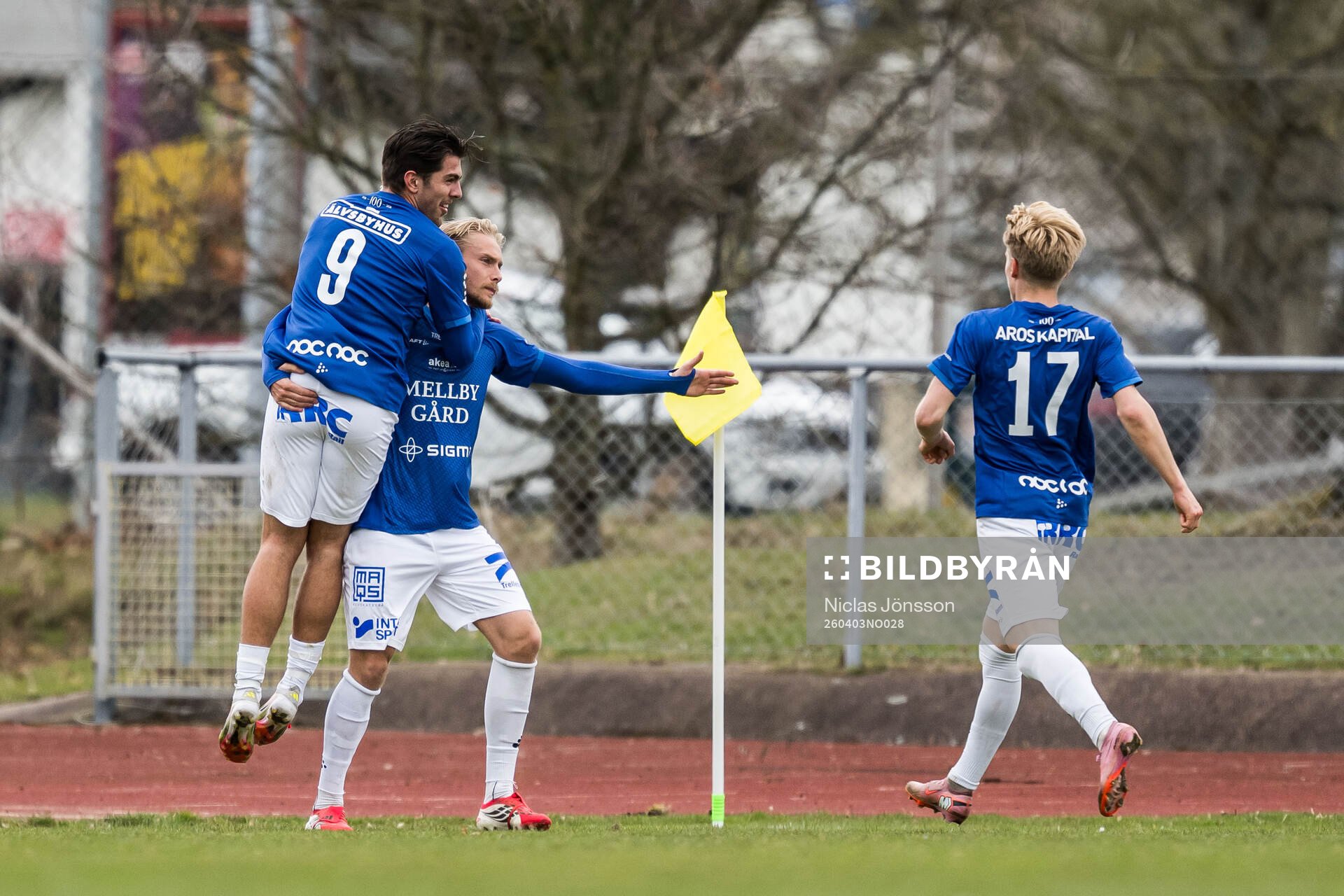 Trelleborgs Emil Orheim Jaf och Johan Brannefalk jublar