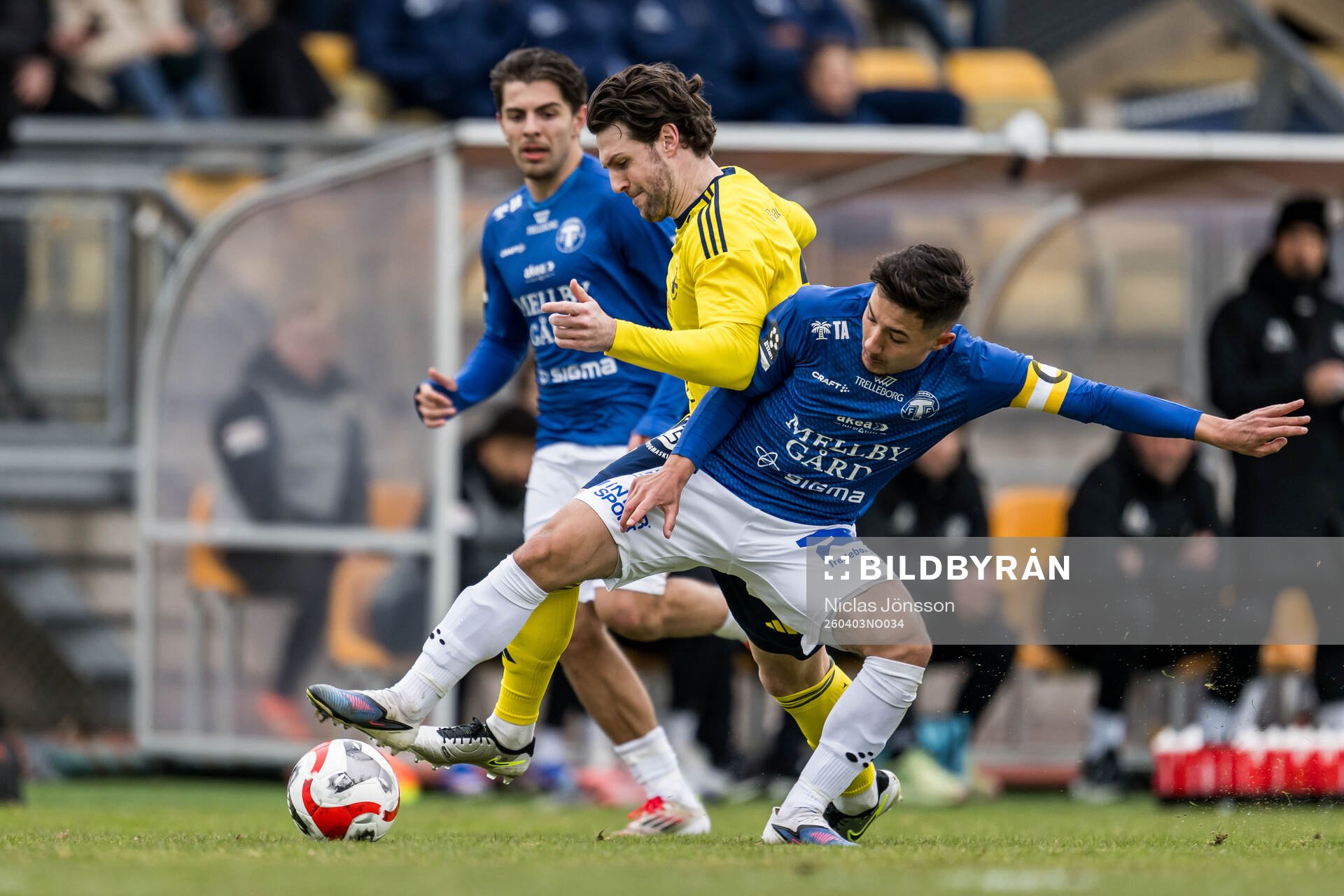 Ängelholms Oliver Stojanovic Fredin och Trelleborgs Ammar