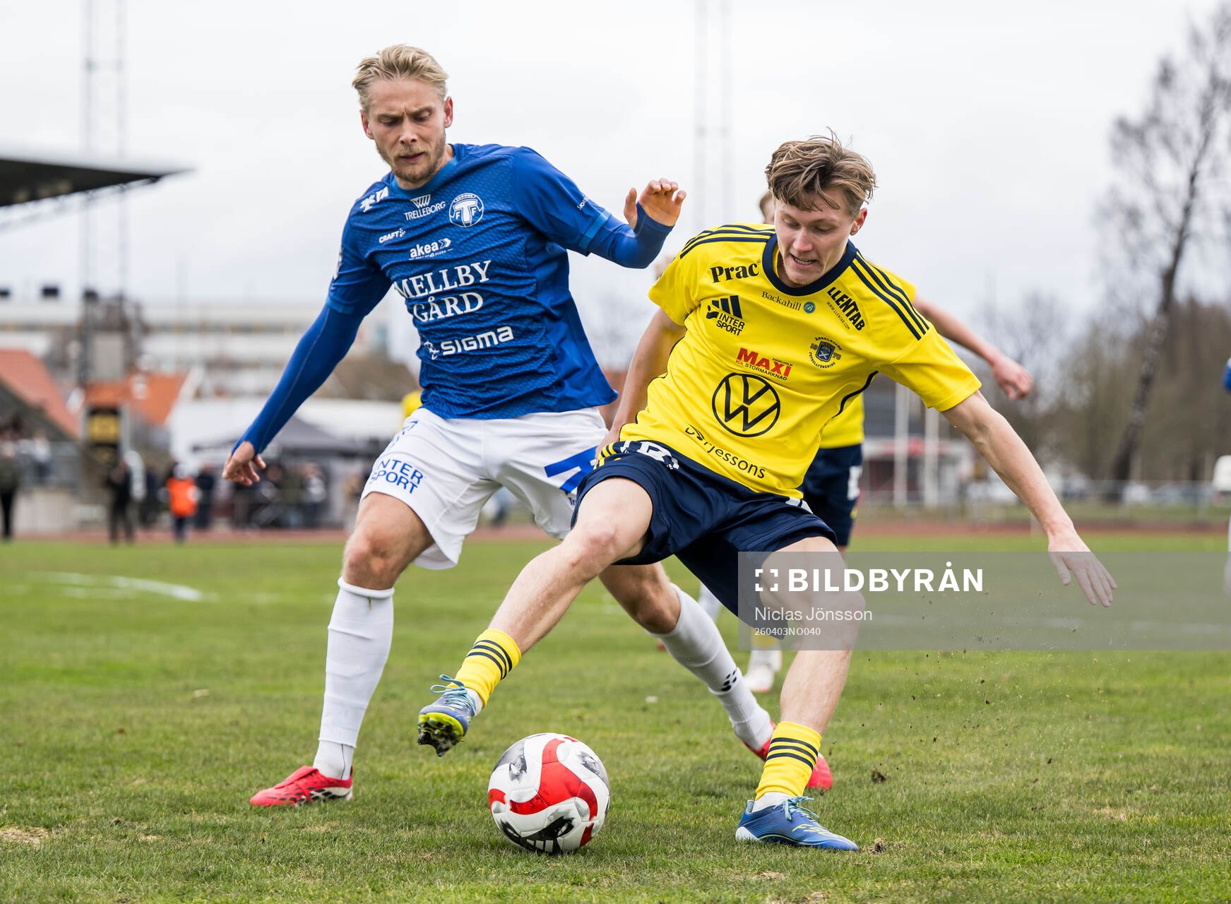 Trelleborgs Johan Brannefalk och Ängelholms Anton Nilsson