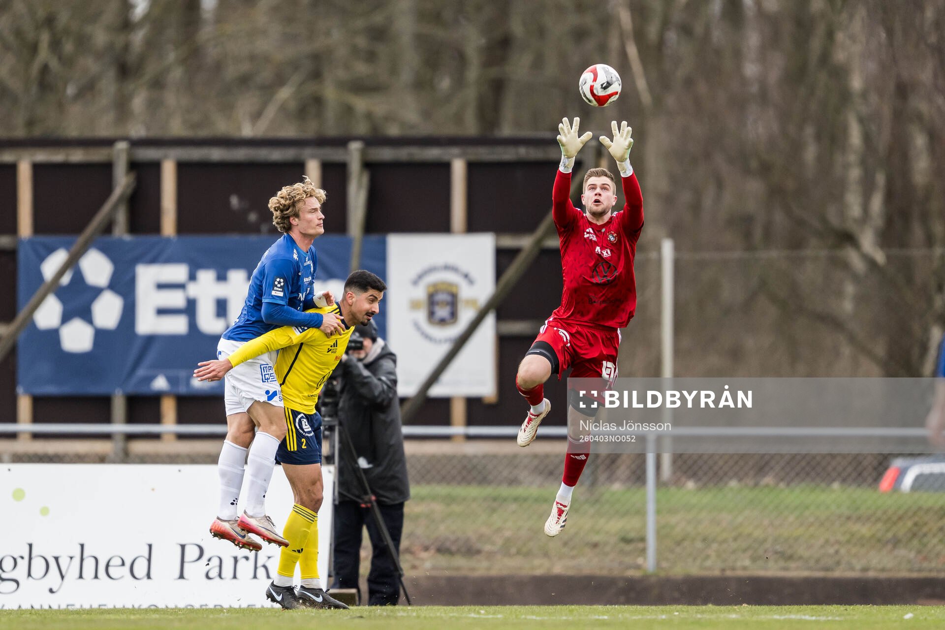 Ängelholms målvakt Robin Streifert