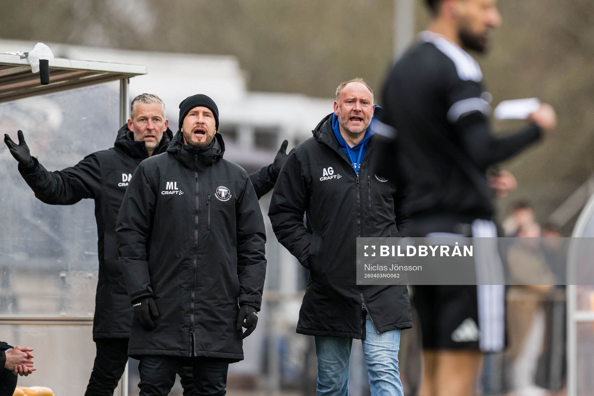 Trelleborgs assisterande tränare Mattias Lindström och