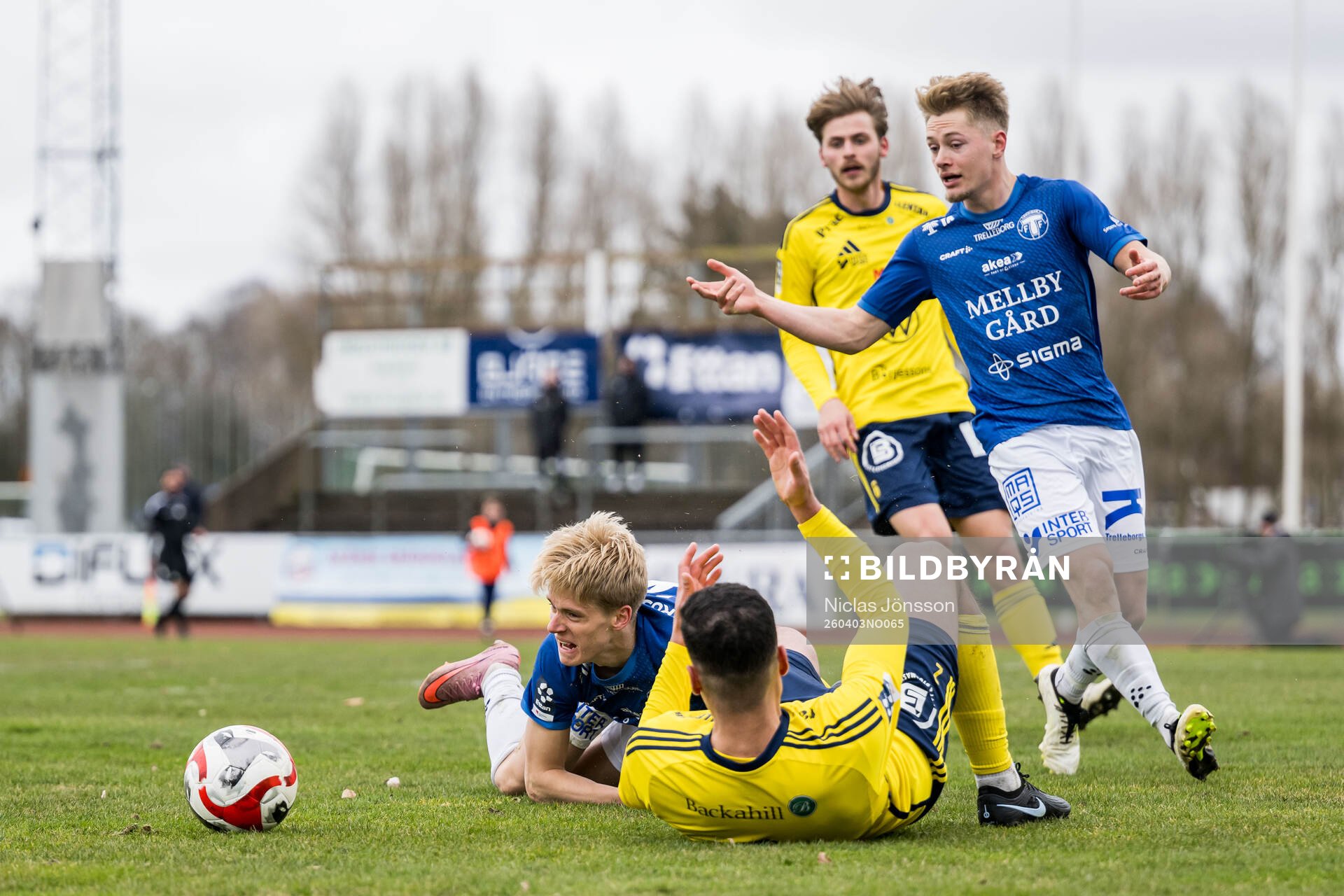 Trelleborgs Isak Ellbring och Ängelholms Mohammad Ahmadi