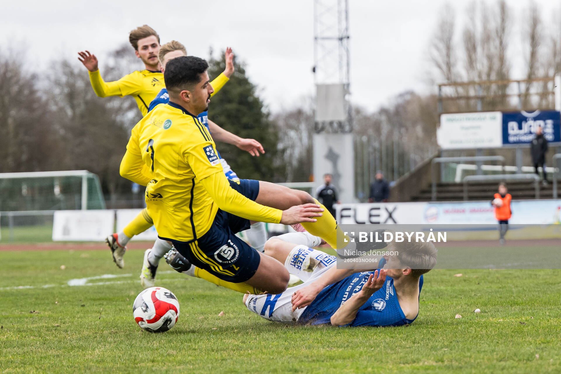 Ängelholms Mohammad Ahmadi och Trelleborgs Isak Ellbring