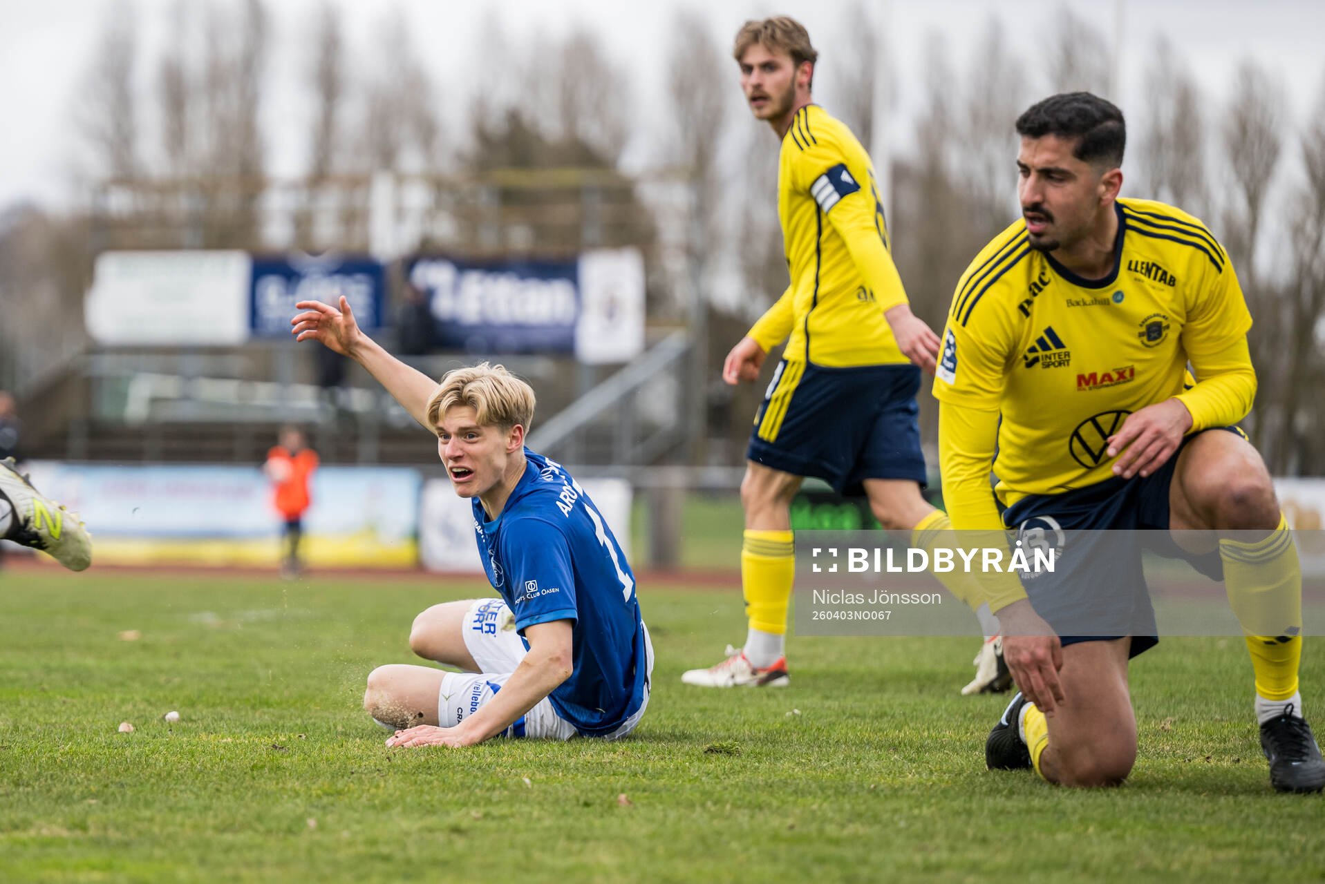 Trelleborgs Isak Ellbring och Ängelholms Mohammad Ahmadi