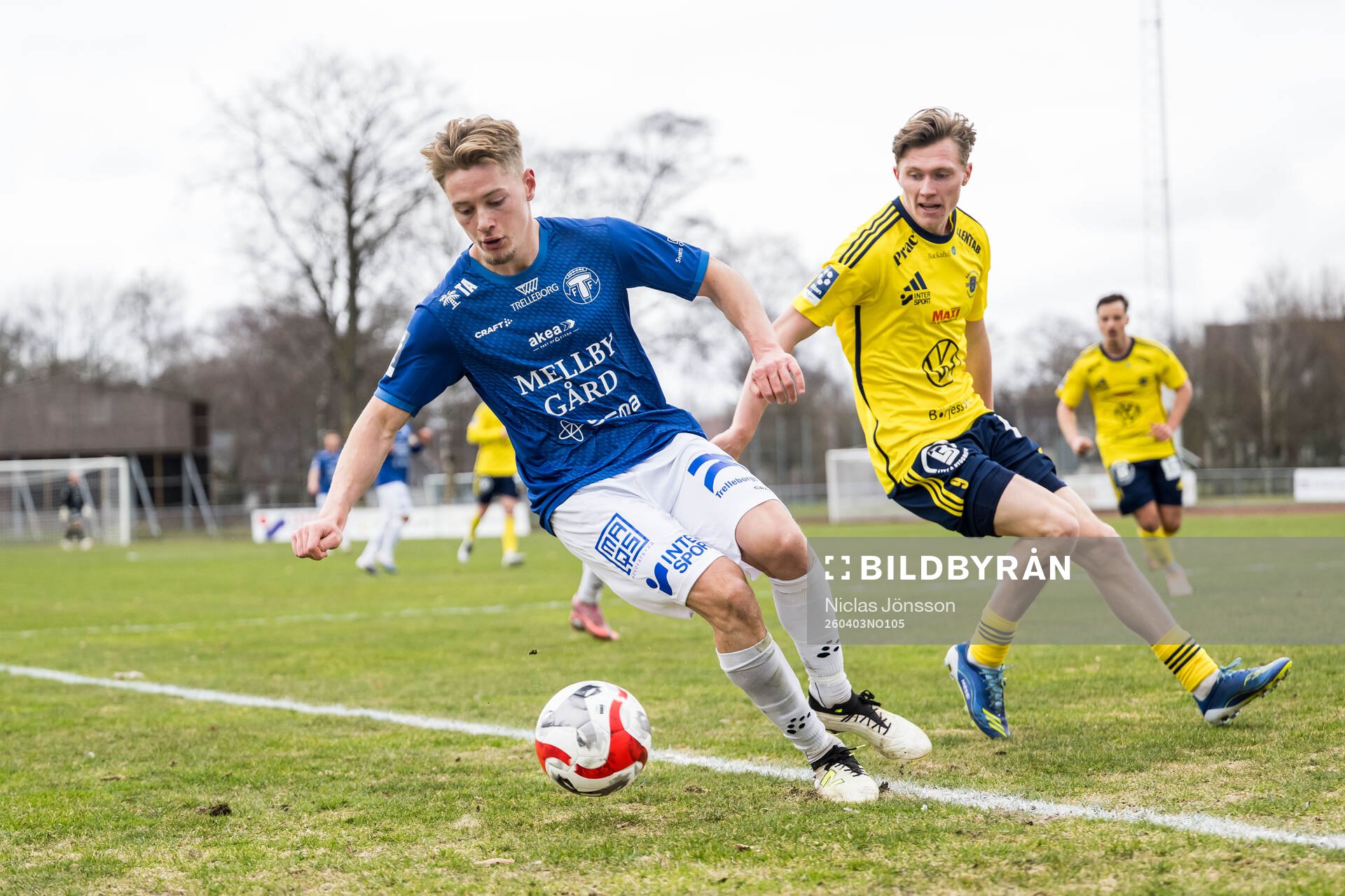 Trelleborgs Oskar Ruuska och Ängelholms Anton Nilsson