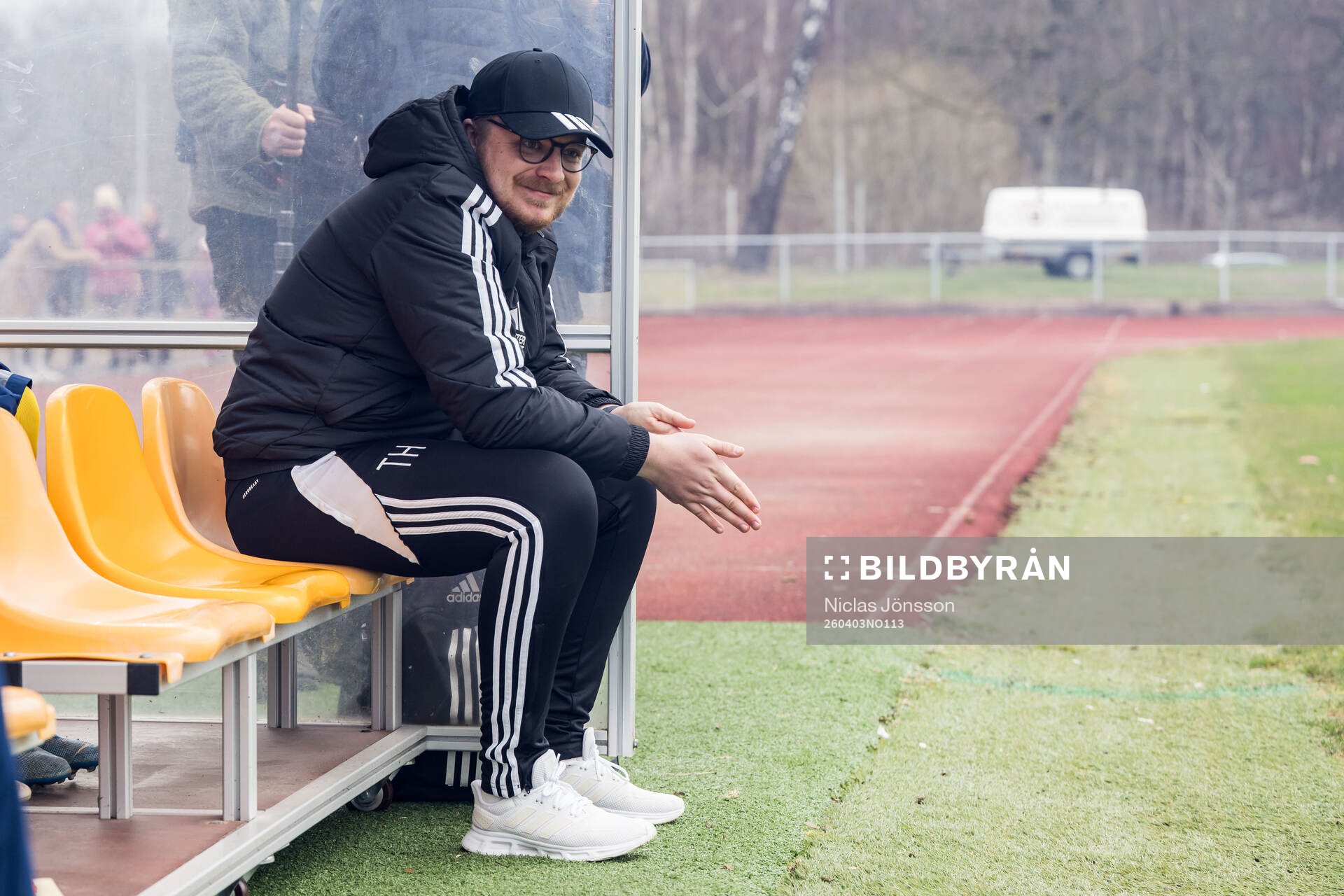 Ängelholms tränare Tim Hallén
