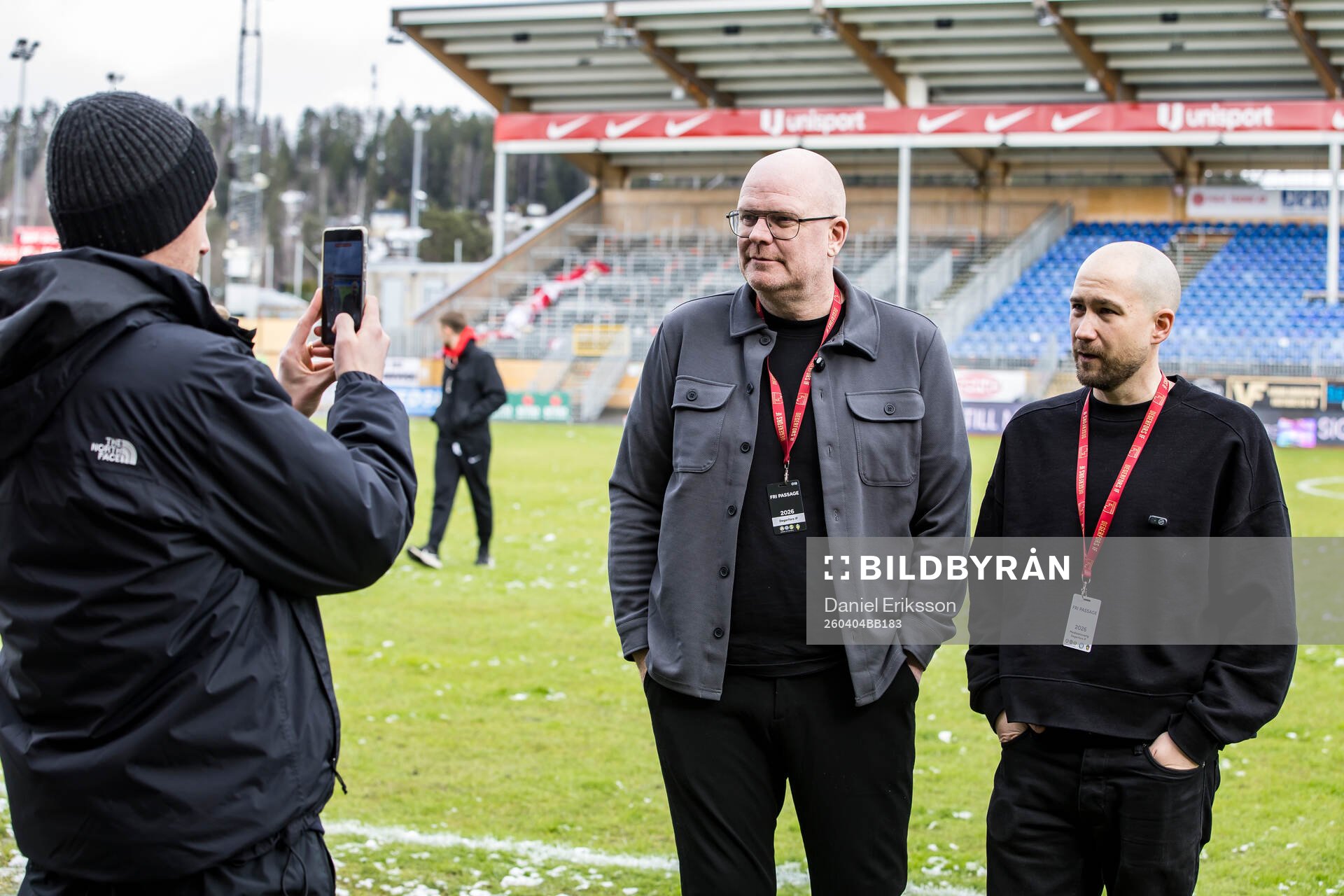 Patrik Werner sportchef och Timmie Falk