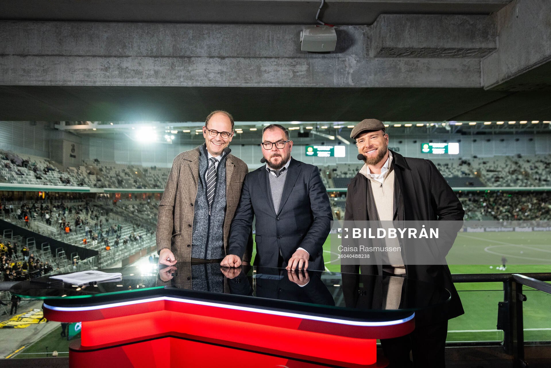 Lasse Granqvist, Alexander Axén och John Guidetti,