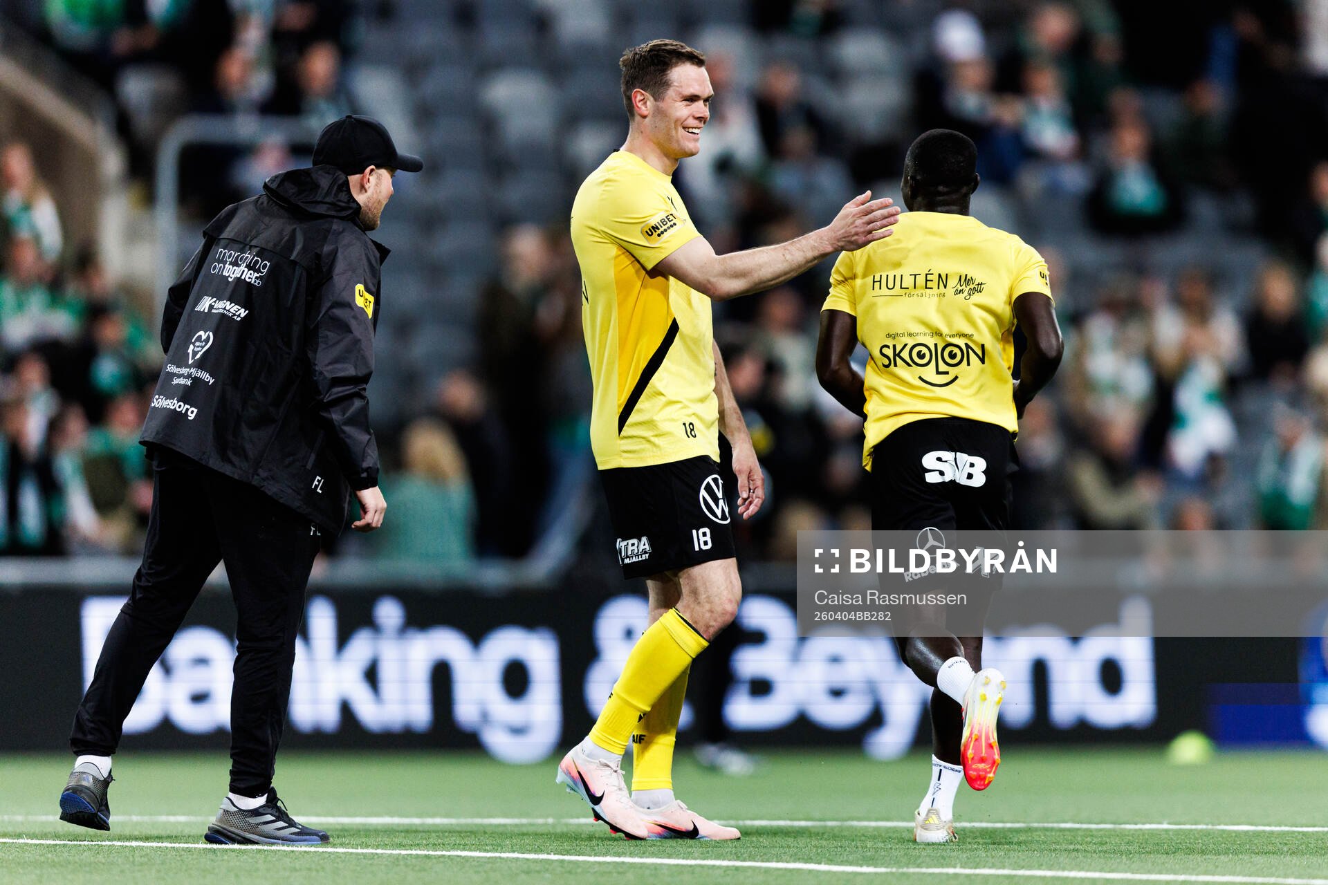 Mjällbys Jacob Bergström och Abdoulie Manneh