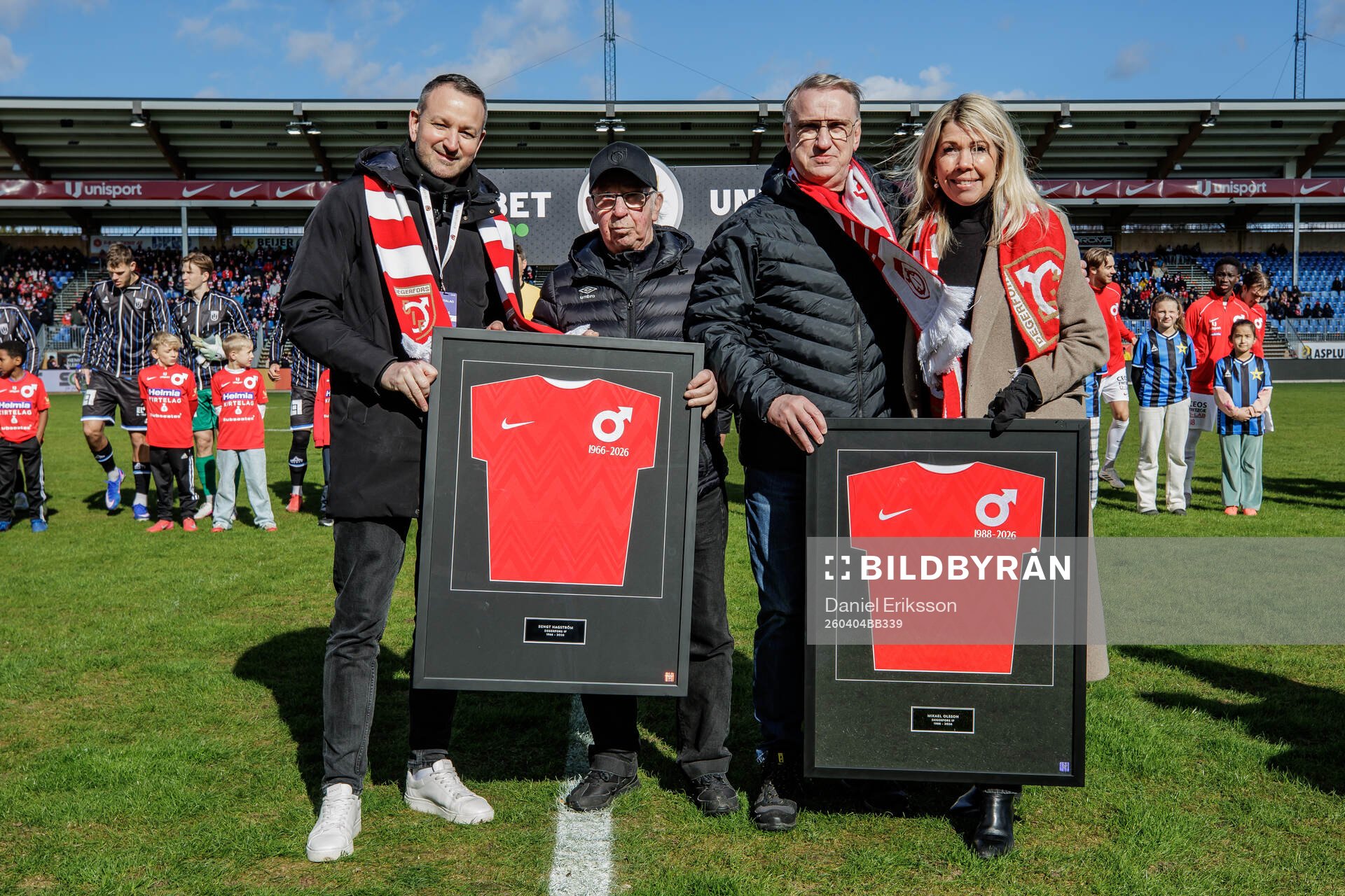 Degerfors ordförande Ulrika Eriksson och klubbchef Joakim