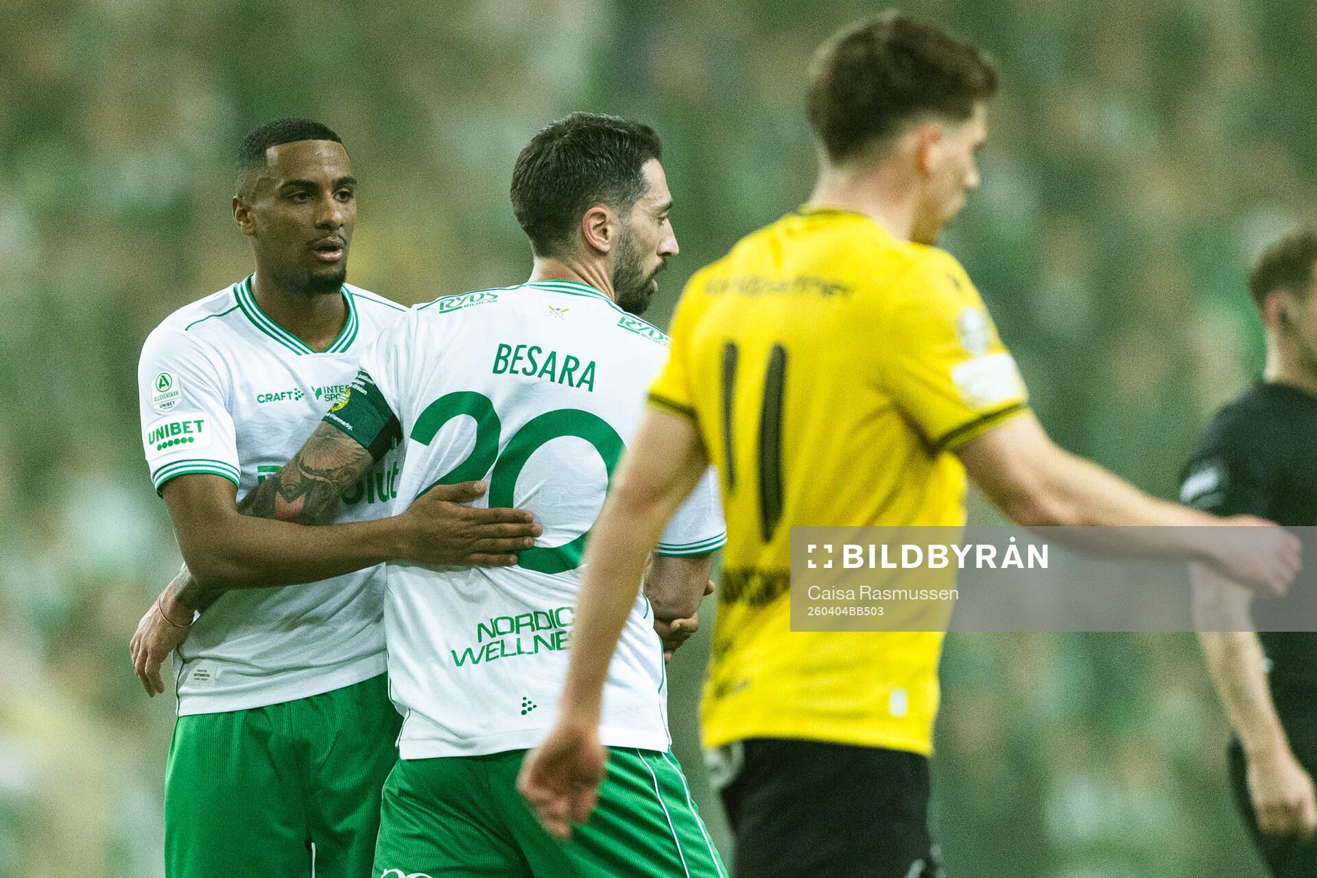 Hammarbys Paulos Abraham och Nahir Besara