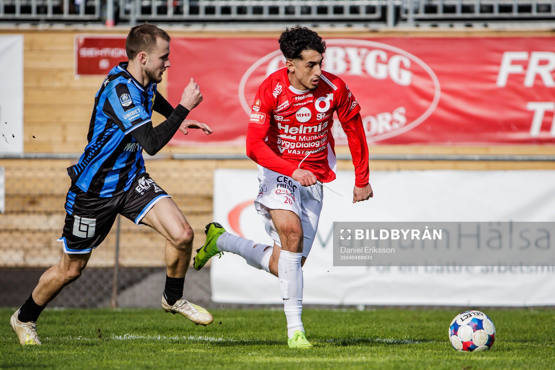 Sirius Melker Heier och Degerfors Elias Barsoum