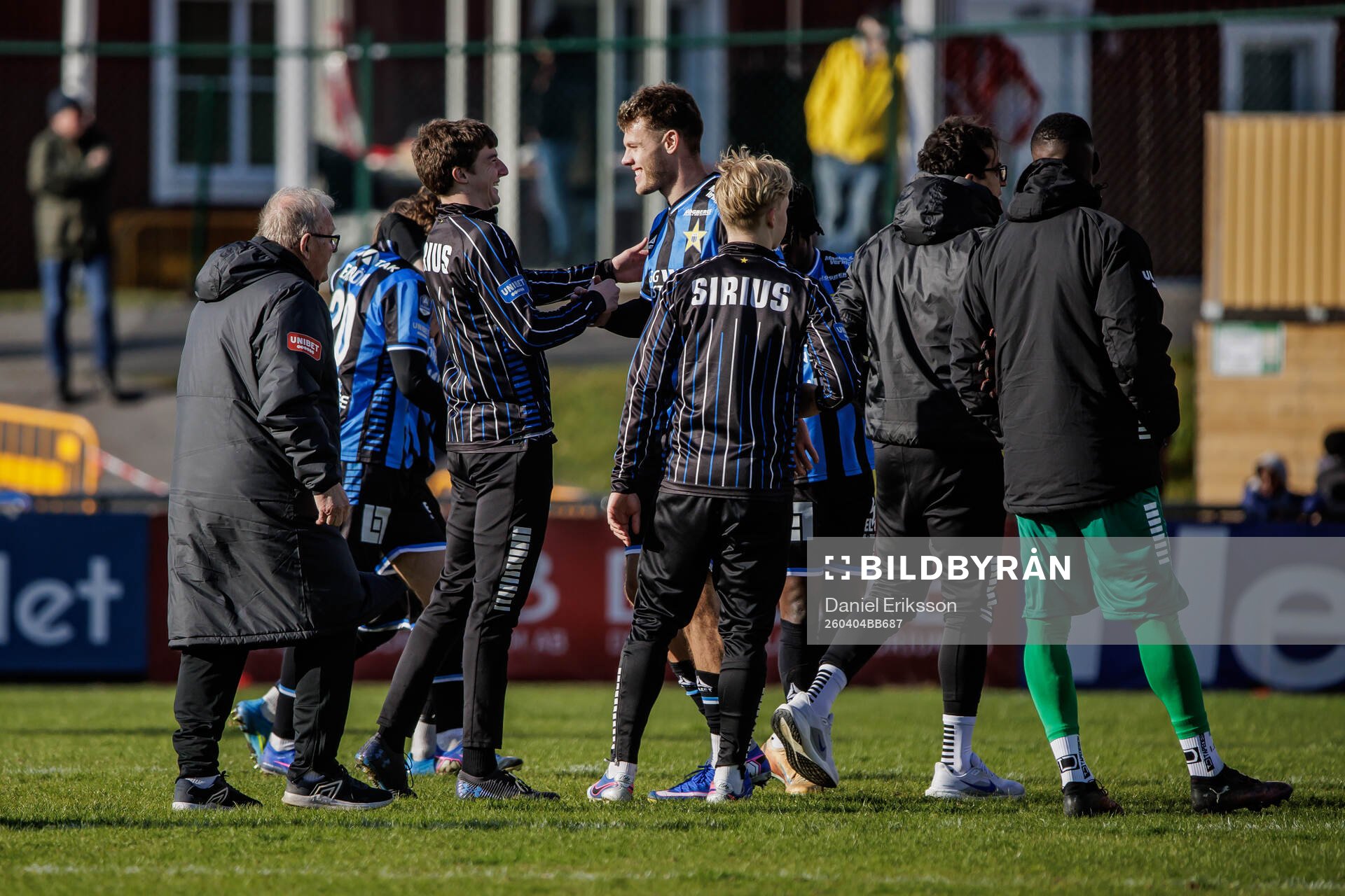 Sirius spelare jublar