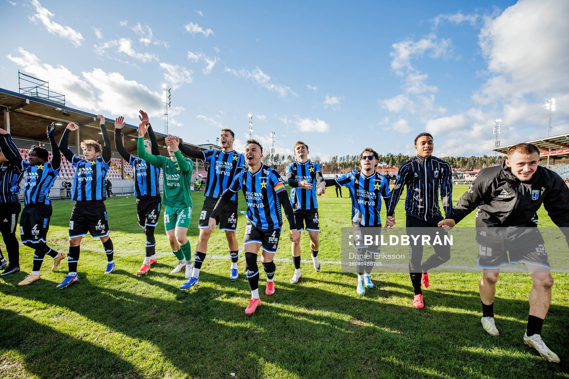 Sirius spelare jublar