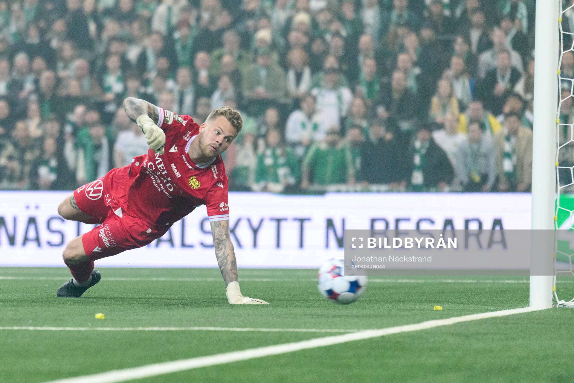 Mjällbys målvakt Robin Wallinder